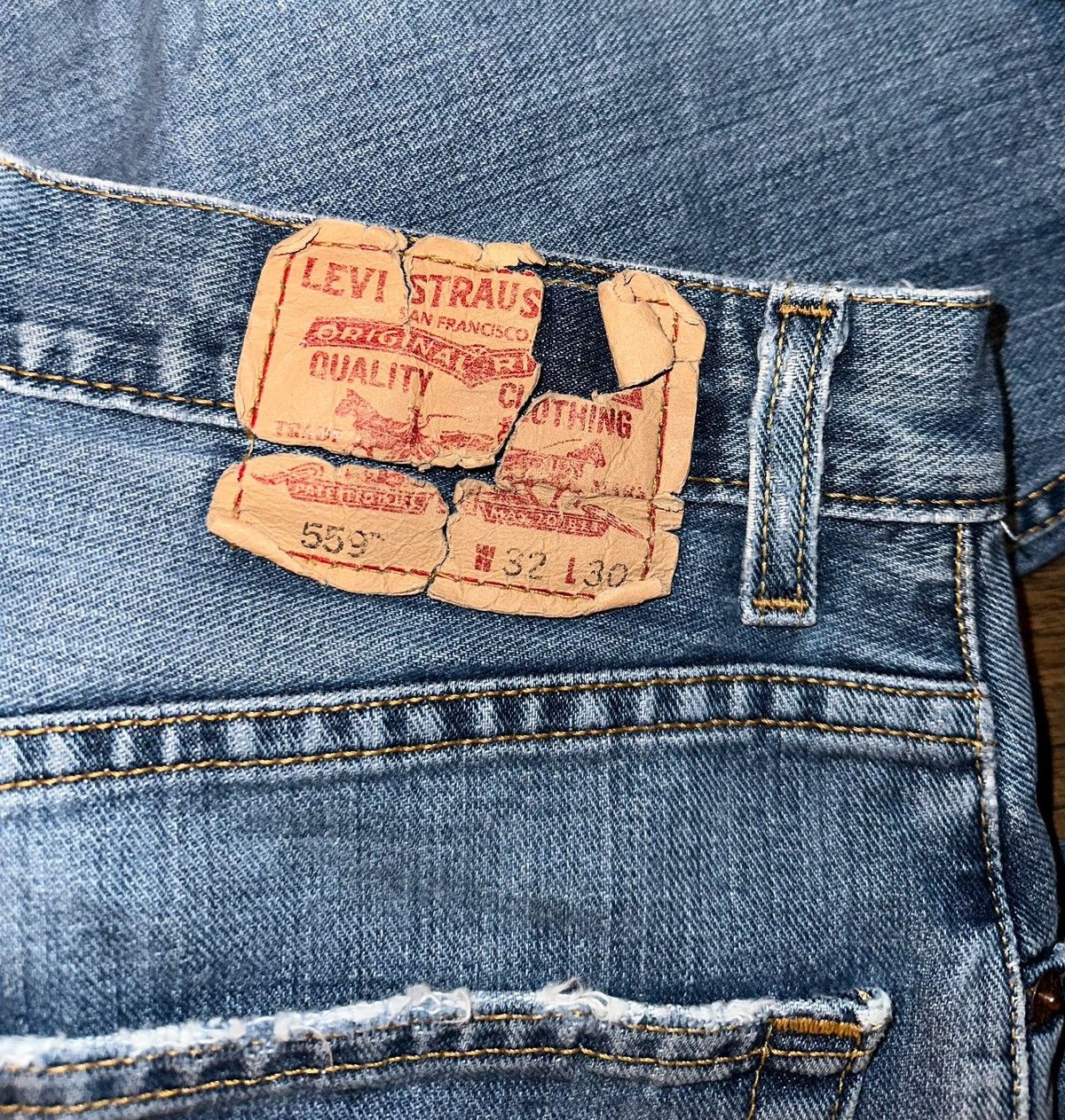 Levi's × Vintage Levi’s Relaxed Straight 32x30 Jeans Size US 32 / EU 48 - 3 Thumbnail