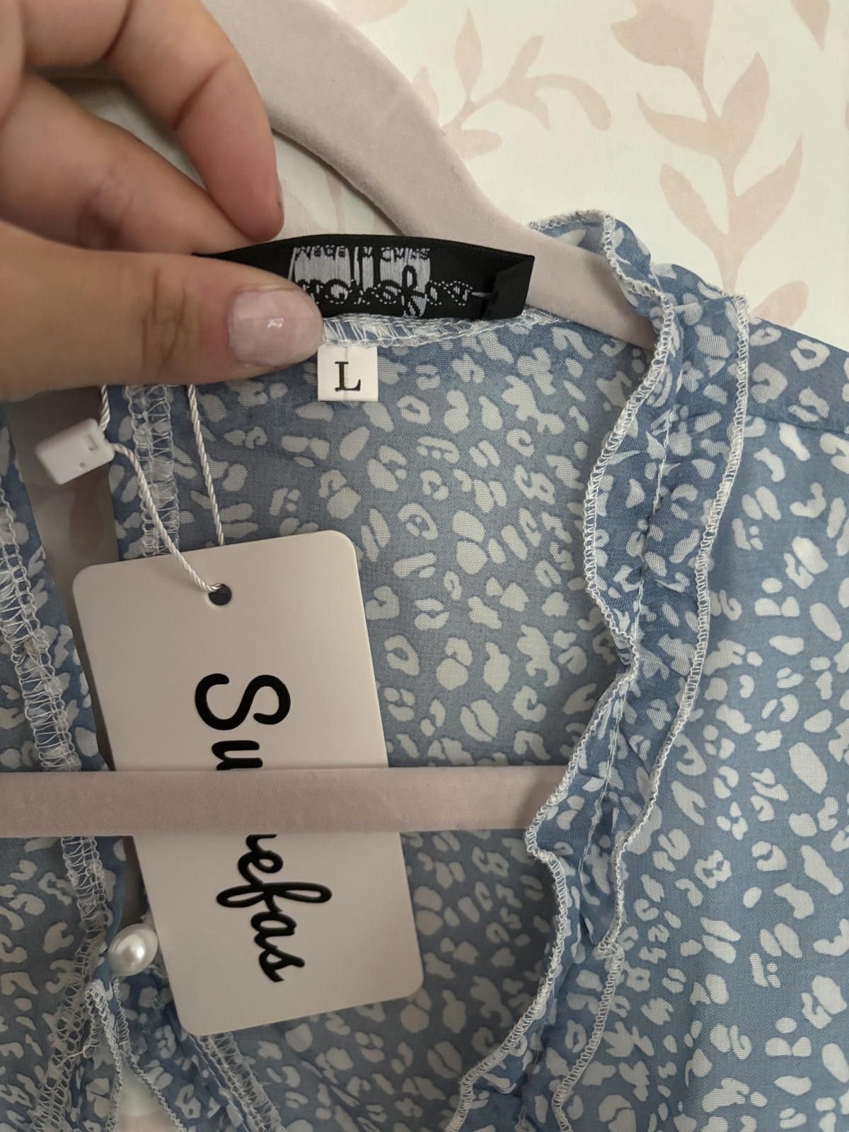 Designer NWT open back floral semi-sheer dress by Sucrefas Size L / US 10 / IT 46 - 8 Thumbnail