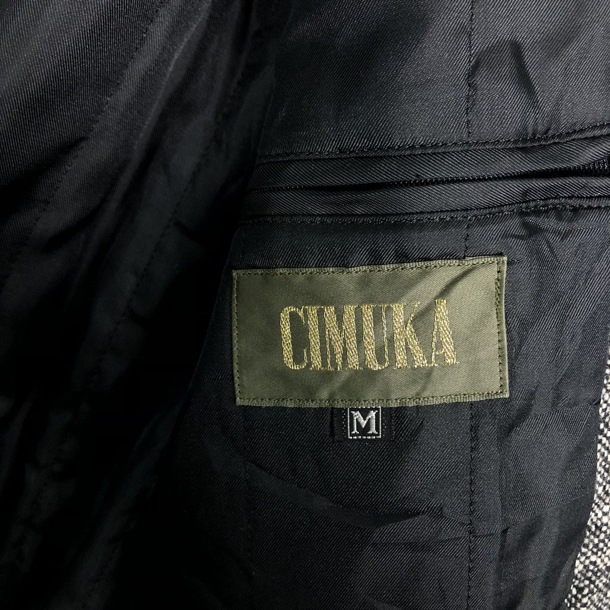 Japanese Brand 🔥90’s Herringbone Wool Bomber Jacket Cimuka Issey Miyake Size US M / EU 48-50 / 2 - 18 Thumbnail