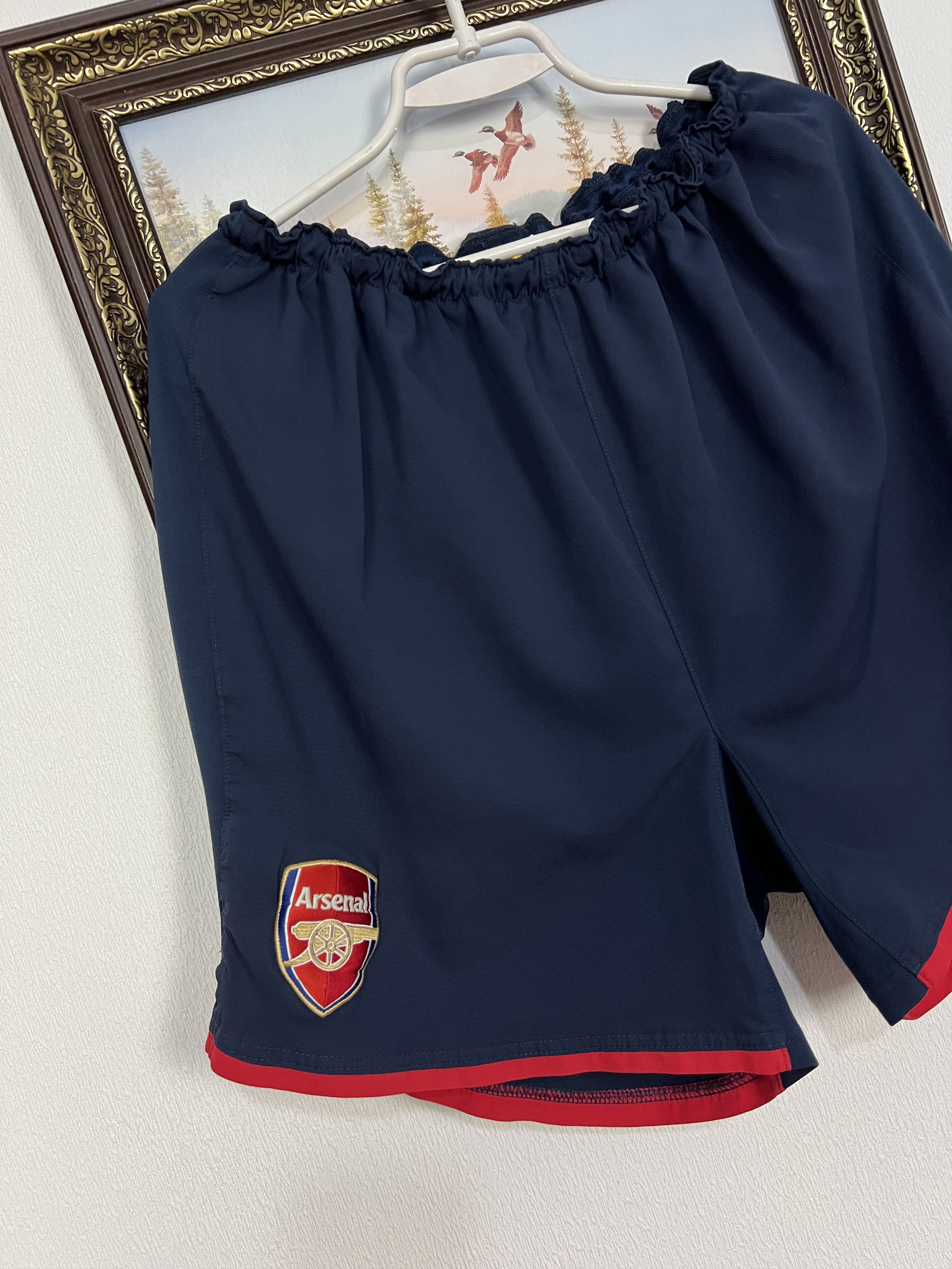 Nike Vintage Nike Arsenal Football Shorts Blue Soccer Size 2XL Size US 38 / EU 54 - 2 Thumbnail