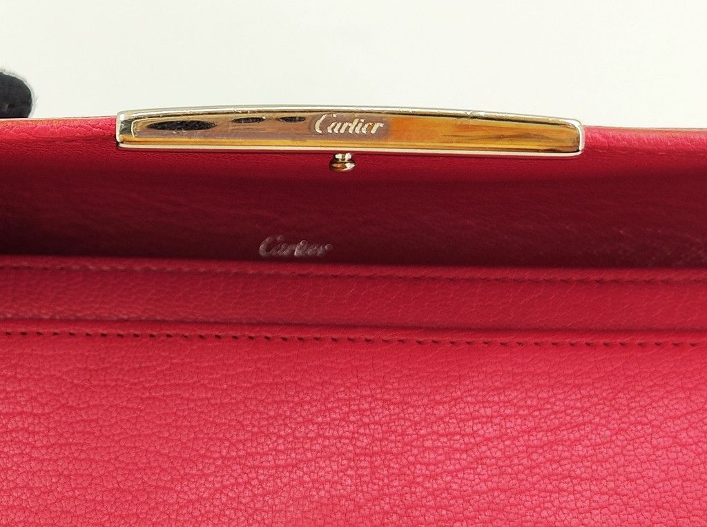 Cartier authentic CARTIER LOVE fuchsia long leather wallet Size ONE SIZE - 5 Thumbnail