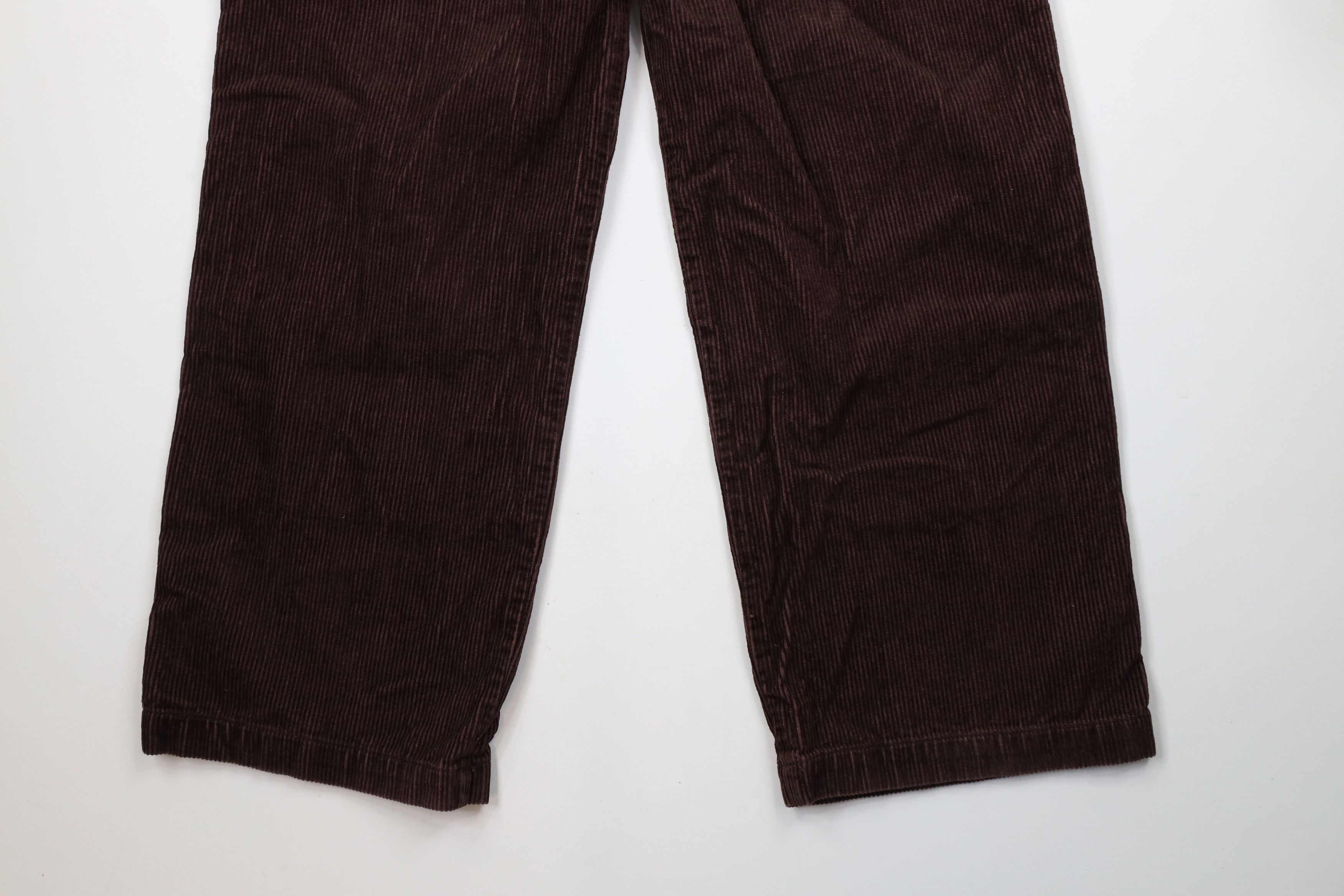 Vintage Vintage 90s Y2K Streetwear Wide Leg Knee Corduroy Pants Size US 30 / EU 46 - 9 Thumbnail