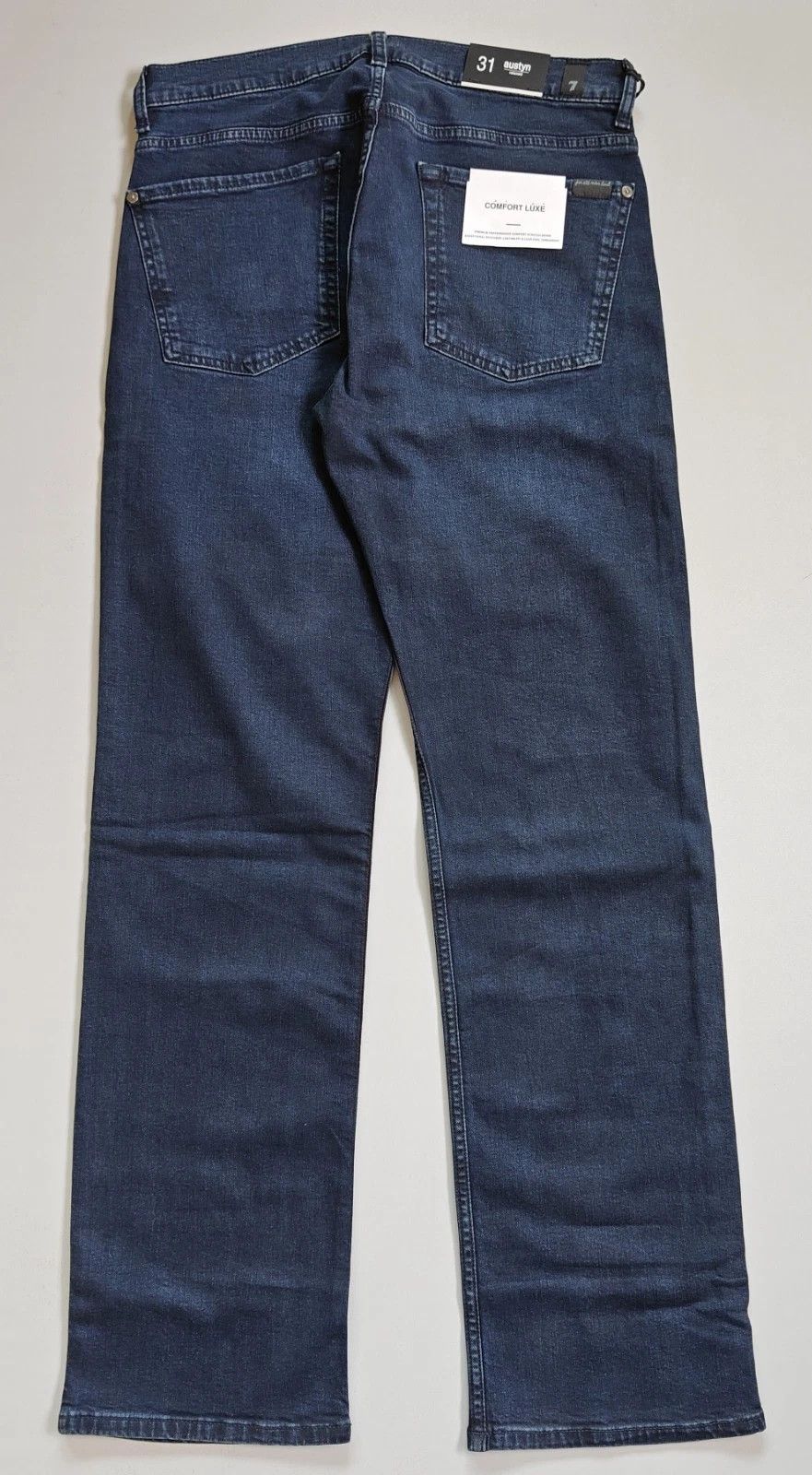 7 For All Mankind 7 For All ManKind Austyn River Water Straight Jeans T / 6061 Size US 31 - 11 Thumbnail