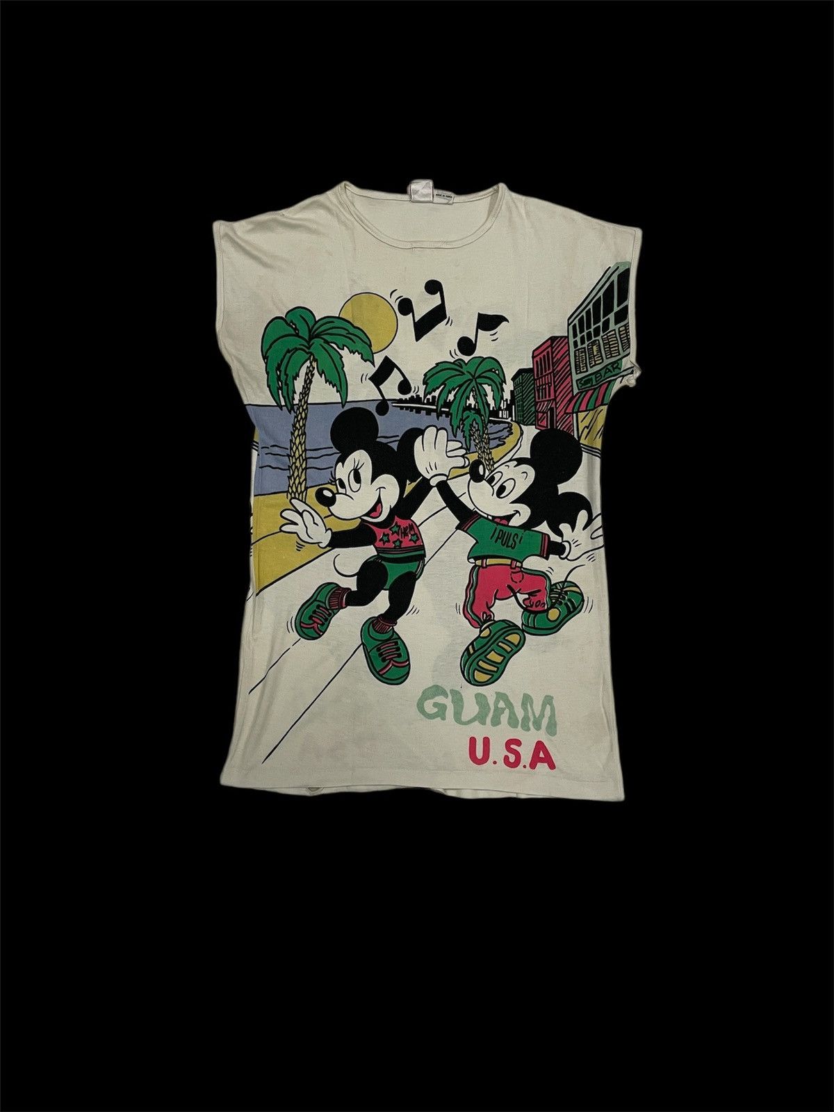 Disney Vintage Mickey Mouse Guam Aloha Hawaii Sleeveless size M Size US M / EU 48-50 / 2 - 2 Thumbnail