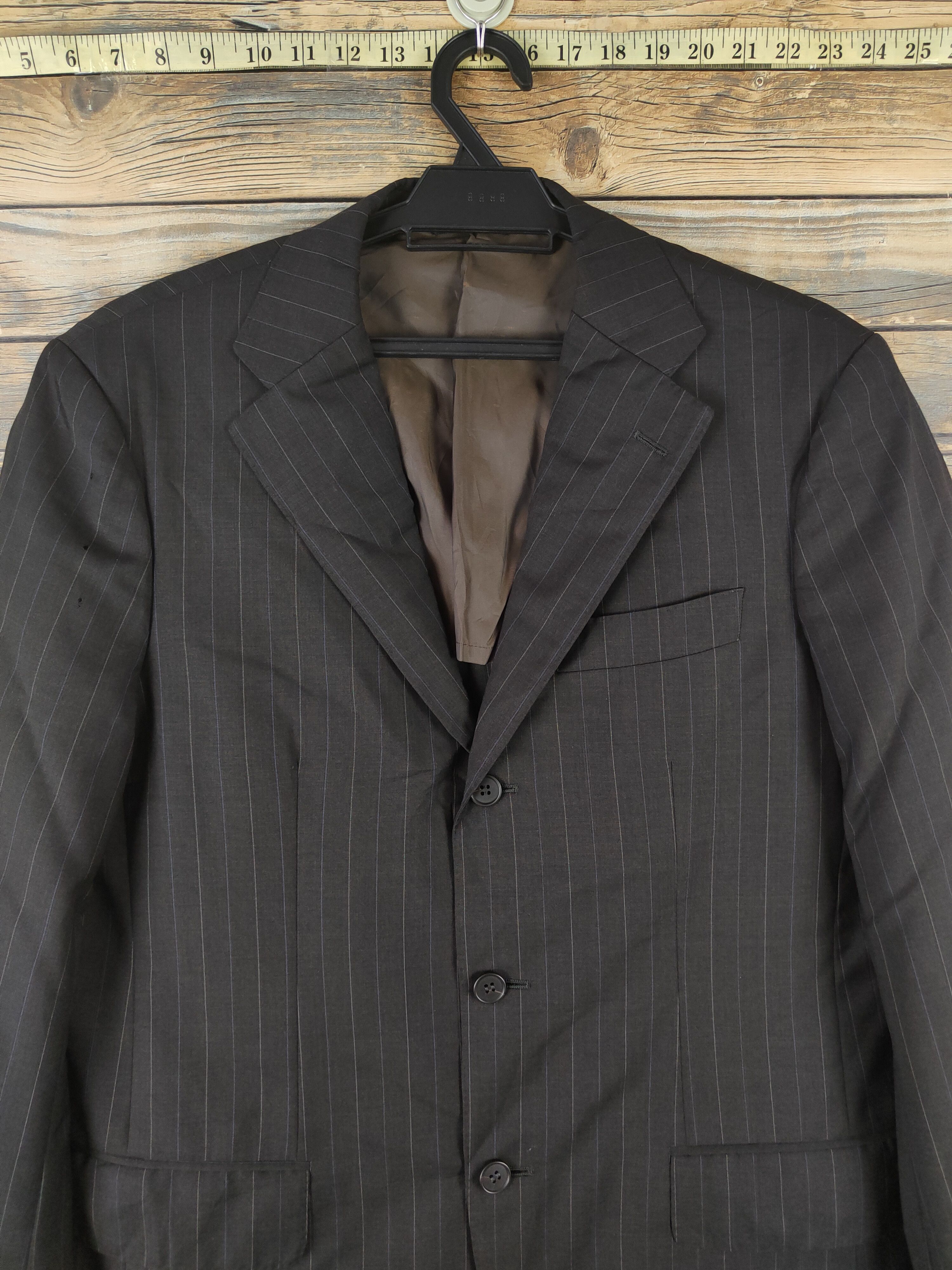 Ermenegildo Zegna × Vintage Vintage Ermenegildo Zegna-Fiera Black Blazers Size US M / EU 48-50 / 2 - 2 Thumbnail