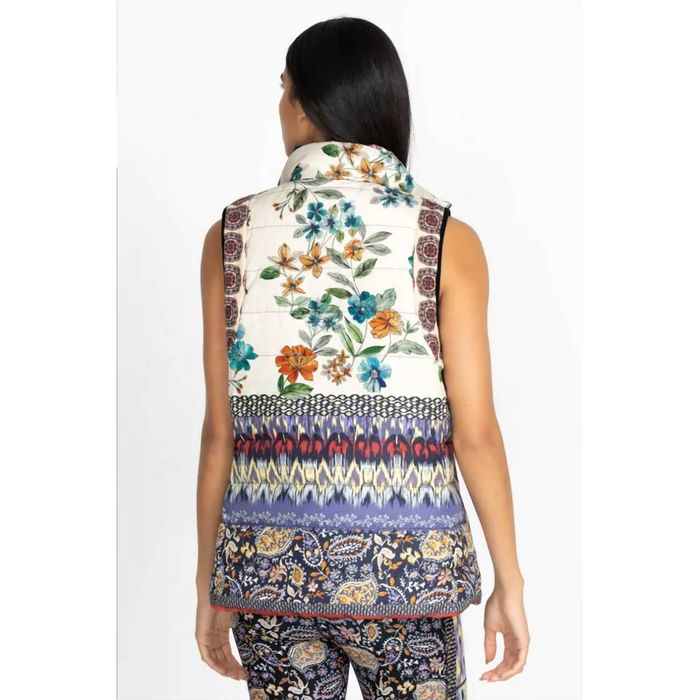 Johnny Was Paizy Vest (Reversible) In Multi | Grailed