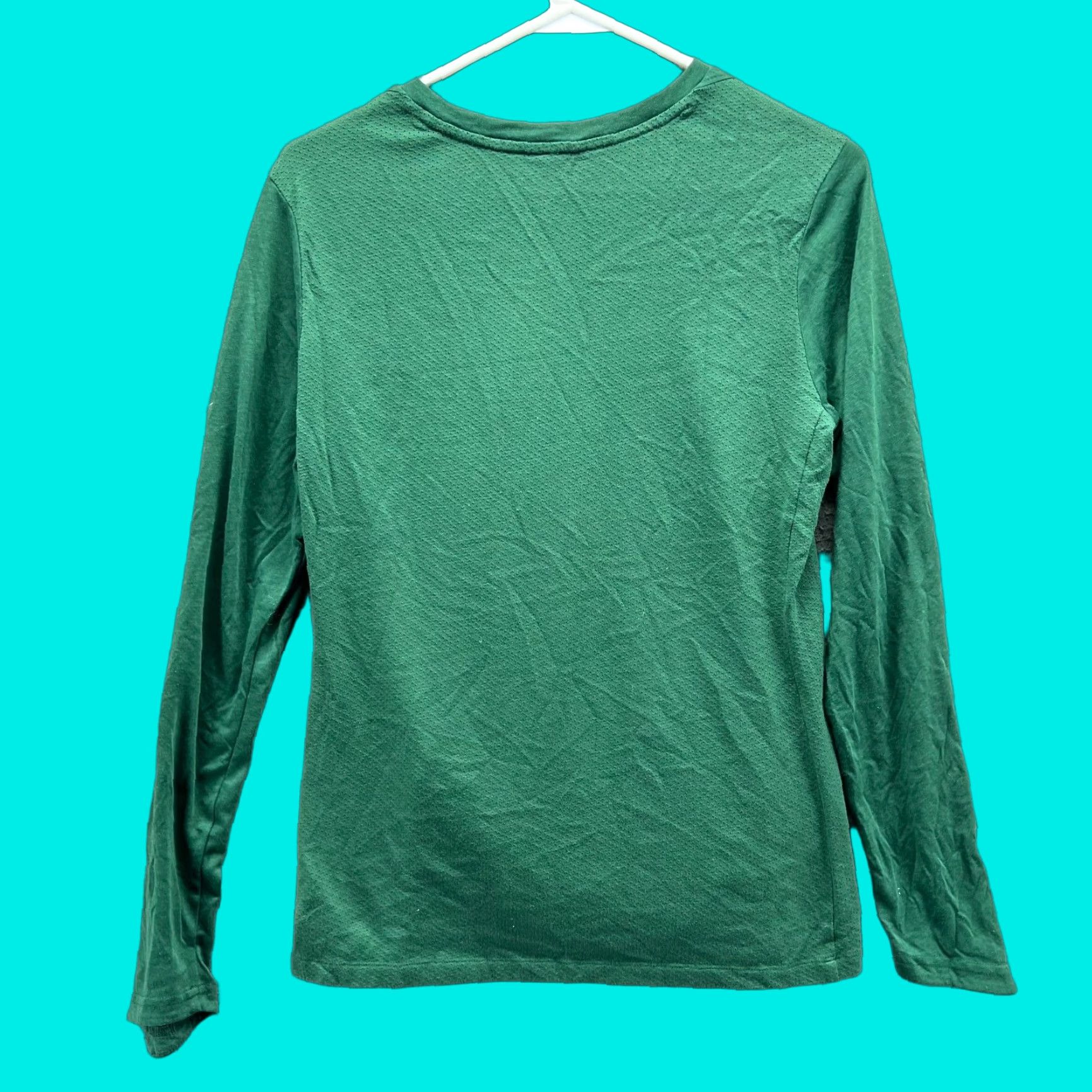 Nike Nike Shirt Mens M Green Long Sleeve Dri-Fit Athletic Crewneck Size US M / EU 48-50 / 2 - 1 Thumbnail
