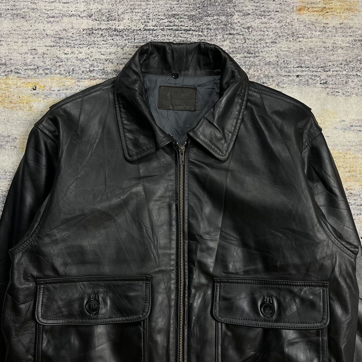 Other Liugoo leather horsehide G-1 flight jacket Size US L / EU 52-54 / 3 - 4 Thumbnail