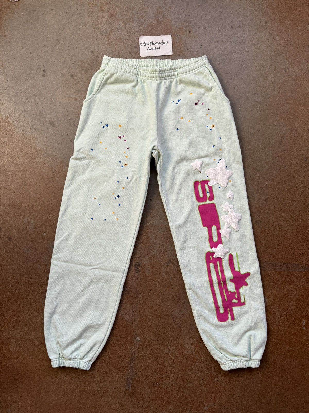 Sp5der SP5 Mint Sweatpants Mint