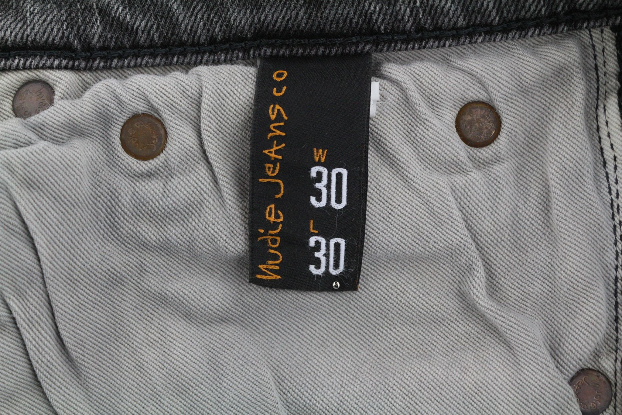 Nudie Jeans PILE LED W30/L30 Grey Marble Organic Skinny Washed 81906 Size US 30 / EU 46 - 8 Thumbnail