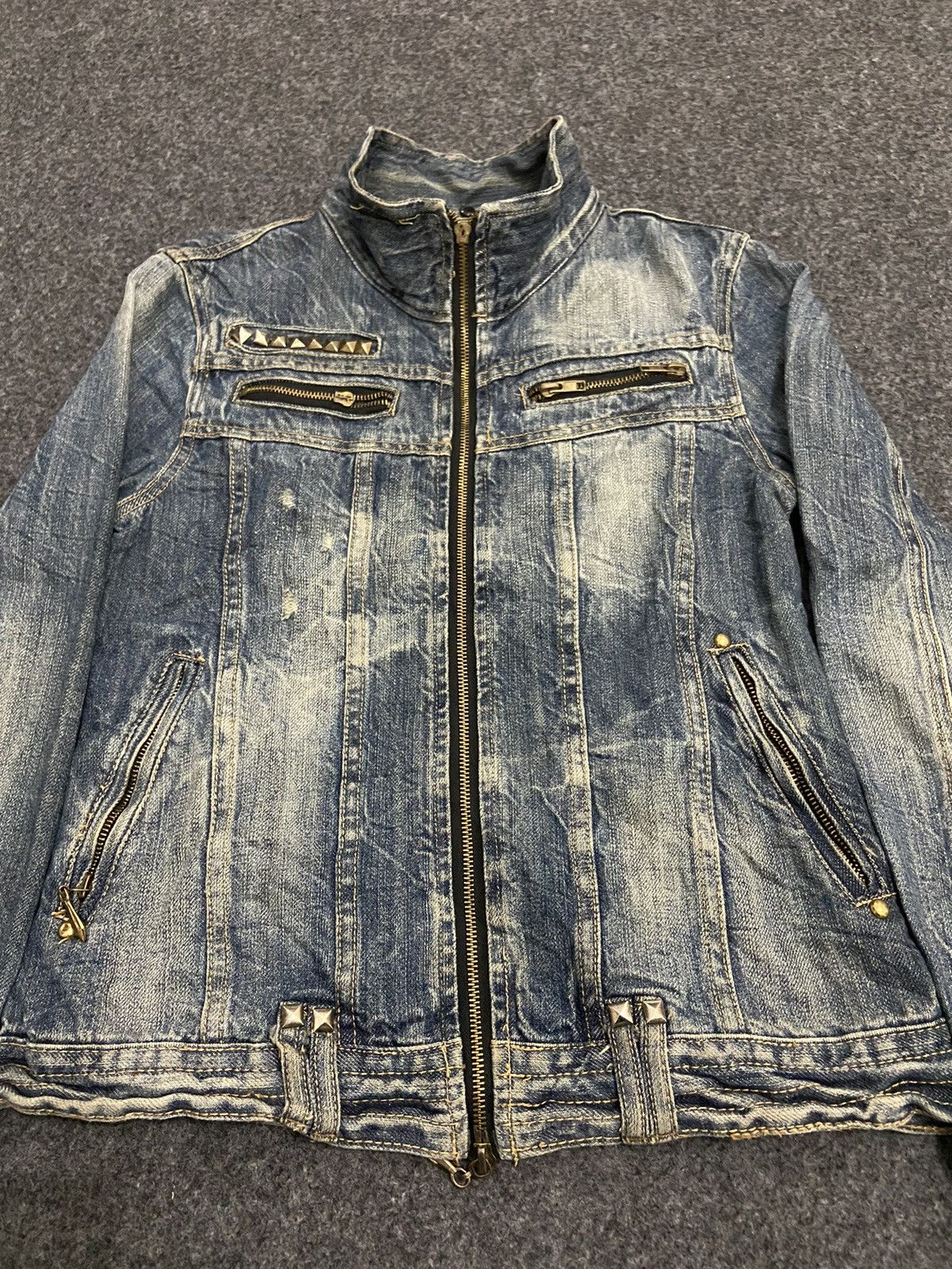 If Six Was Nine Vintage Y2K gold rush denim jacket Size M / US 6-8 / IT 42-44 - 2 Thumbnail