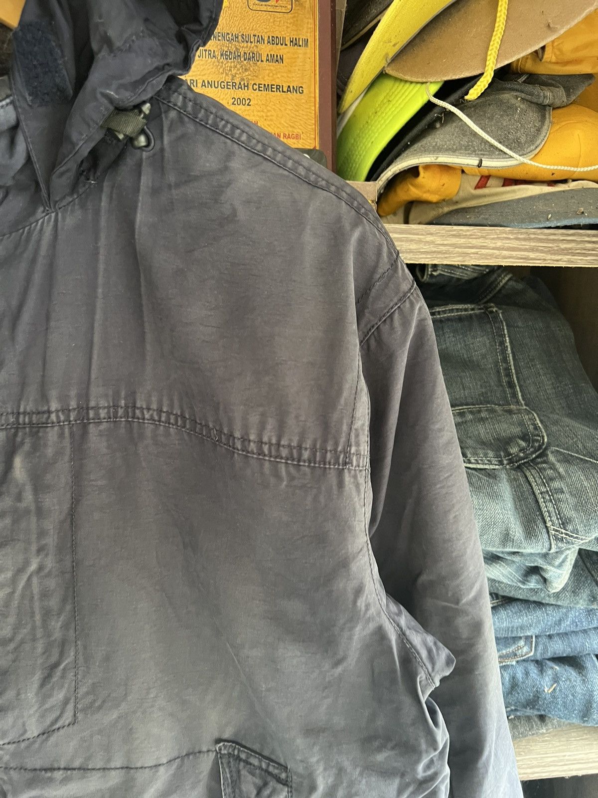 Marks & Spencer 🔥Rare Marks & Spencer Distressed Reversible Zipper Jacket Size US M / EU 48-50 / 2 - 6 Thumbnail