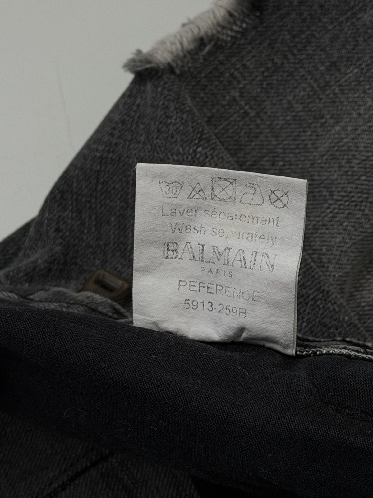 Balmain BALMAIN Decarnin FW2010 Flared Biker Buttoned Ripped Jeans Size US 28 / EU 44 - 19 Thumbnail