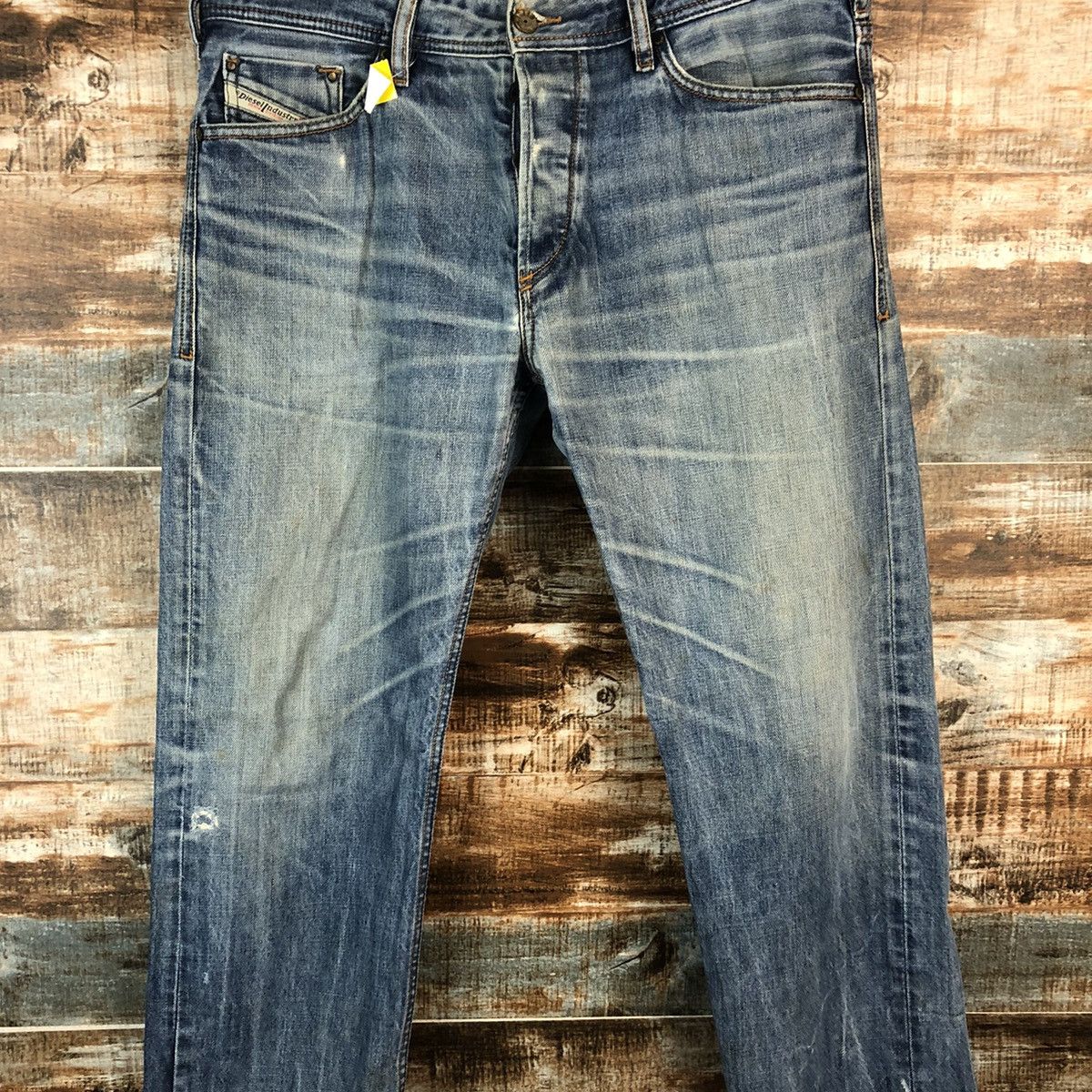 Diesel DL Diesel Industries faded Blue Denim Pants #C160 Size US 34 / EU 50 - 5 Thumbnail
