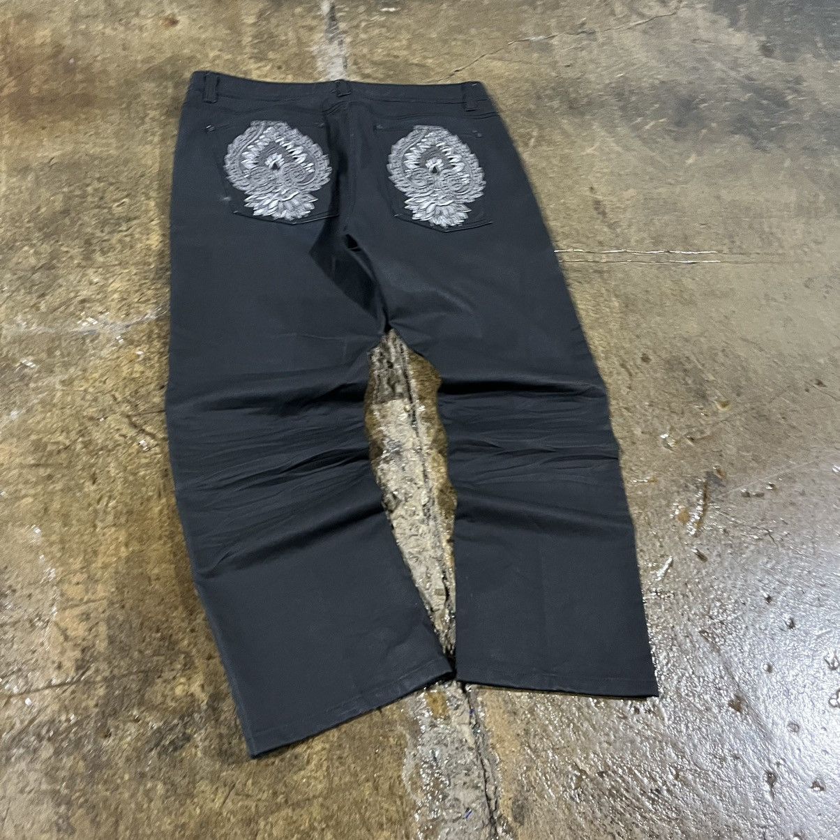 JNCO × Southpole × Vintage Crazy Vintage Y2K Baggy Jeans Embroidered Baggy Wide Leg Size US 42 / EU 58 - 4 Thumbnail