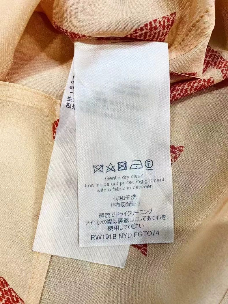 Louis Vuitton Louis Vuitton Silk long-sleeved shirt with logo shirt Size XS / US 0-2 / IT 36-38 - 6 Thumbnail