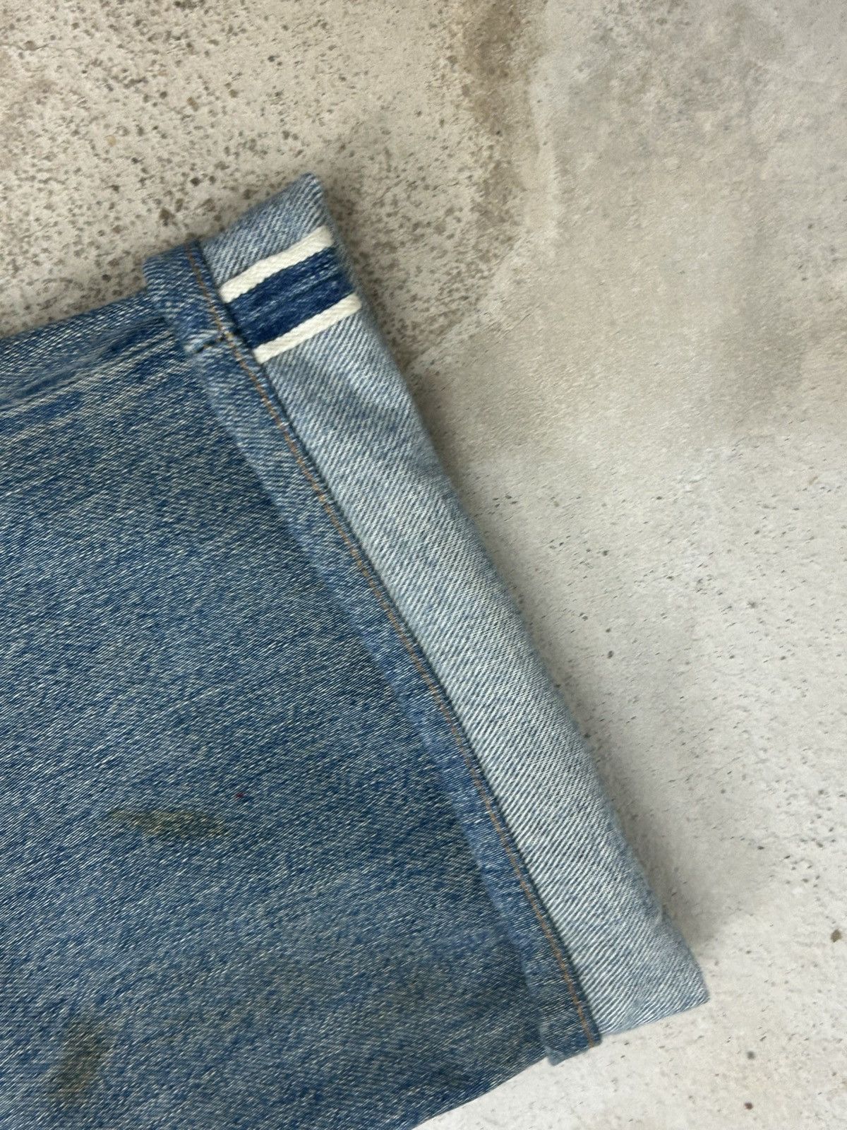 Levi's Vintage Levis 501 Baggy Jeans Selvedge Dirty Washed Size US 34 / EU 50 - 5 Thumbnail