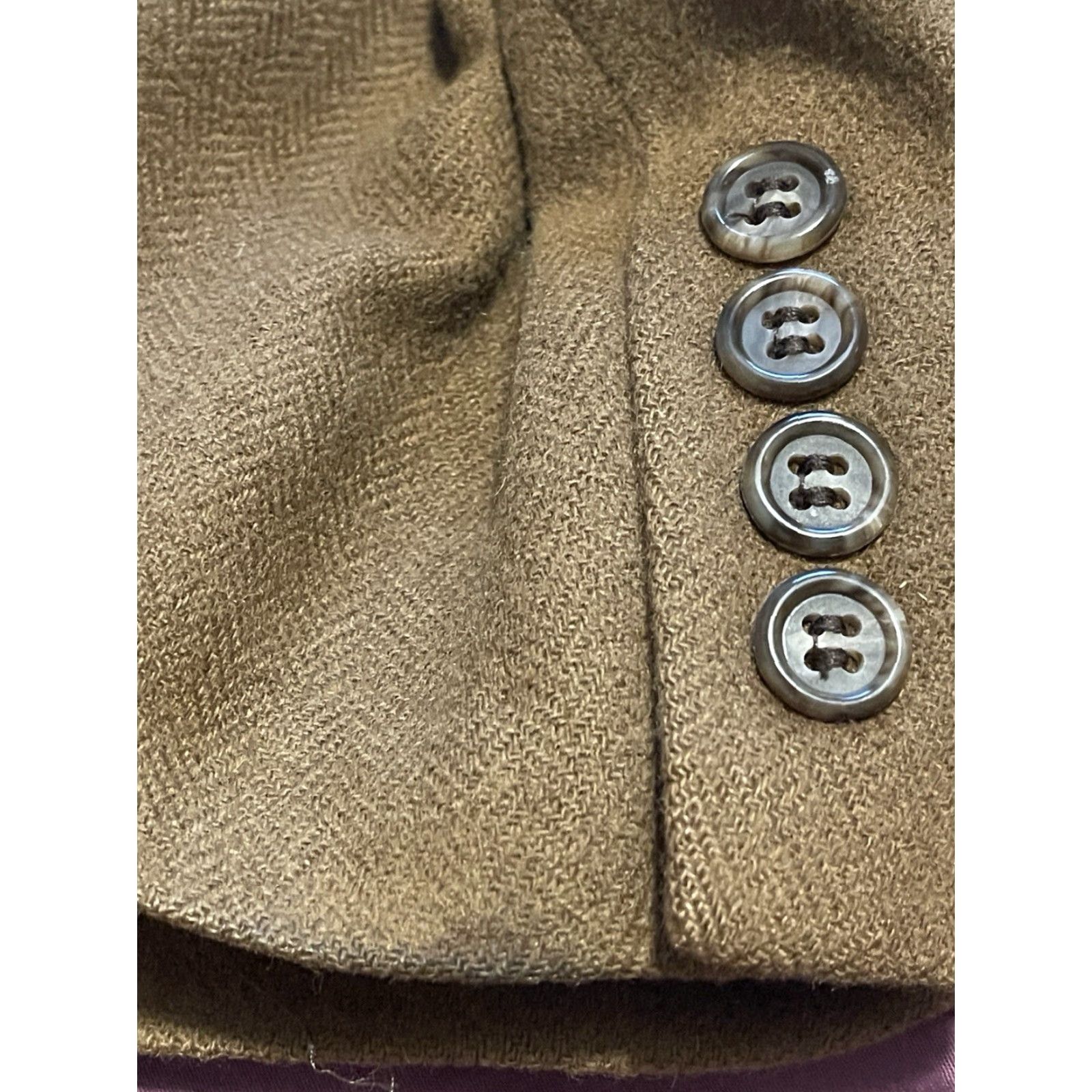 Brooks Brothers VINTAGE Brooks Brothers Suit Jacket Blazer 44 Long Camelhair Brown Union Made Men 2 Piece Long Regular Mens Blazer 44 Brown Camelhair Size 44R - 3 Thumbnail