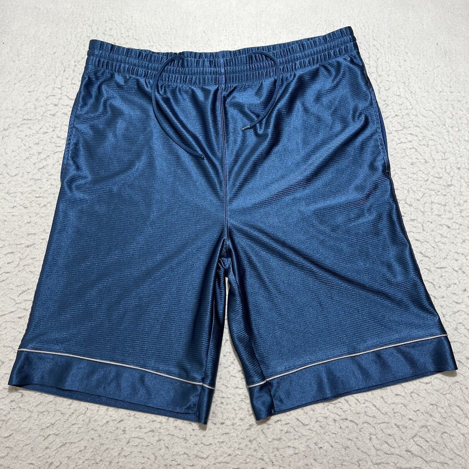 Tek Gear Tek Gear Shiny Silky Athletic Drawstring Shorts 10" Inseam Size US 32 / EU 48 - 1 Thumbnail
