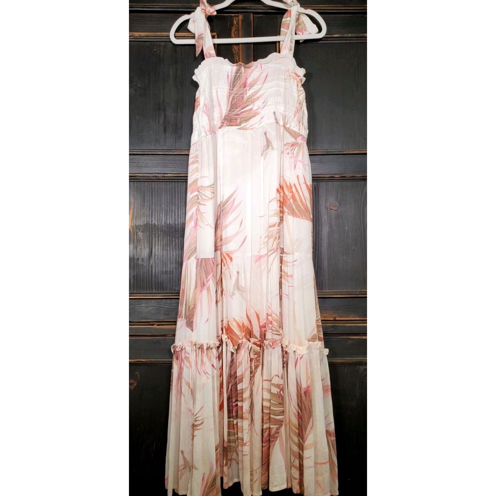Allsaints ALLSaints Gabi Luar Strappy High / Low Dress Pink India Women's US 6 New Size M / US 6-8 / IT 42-44 - 6 Thumbnail