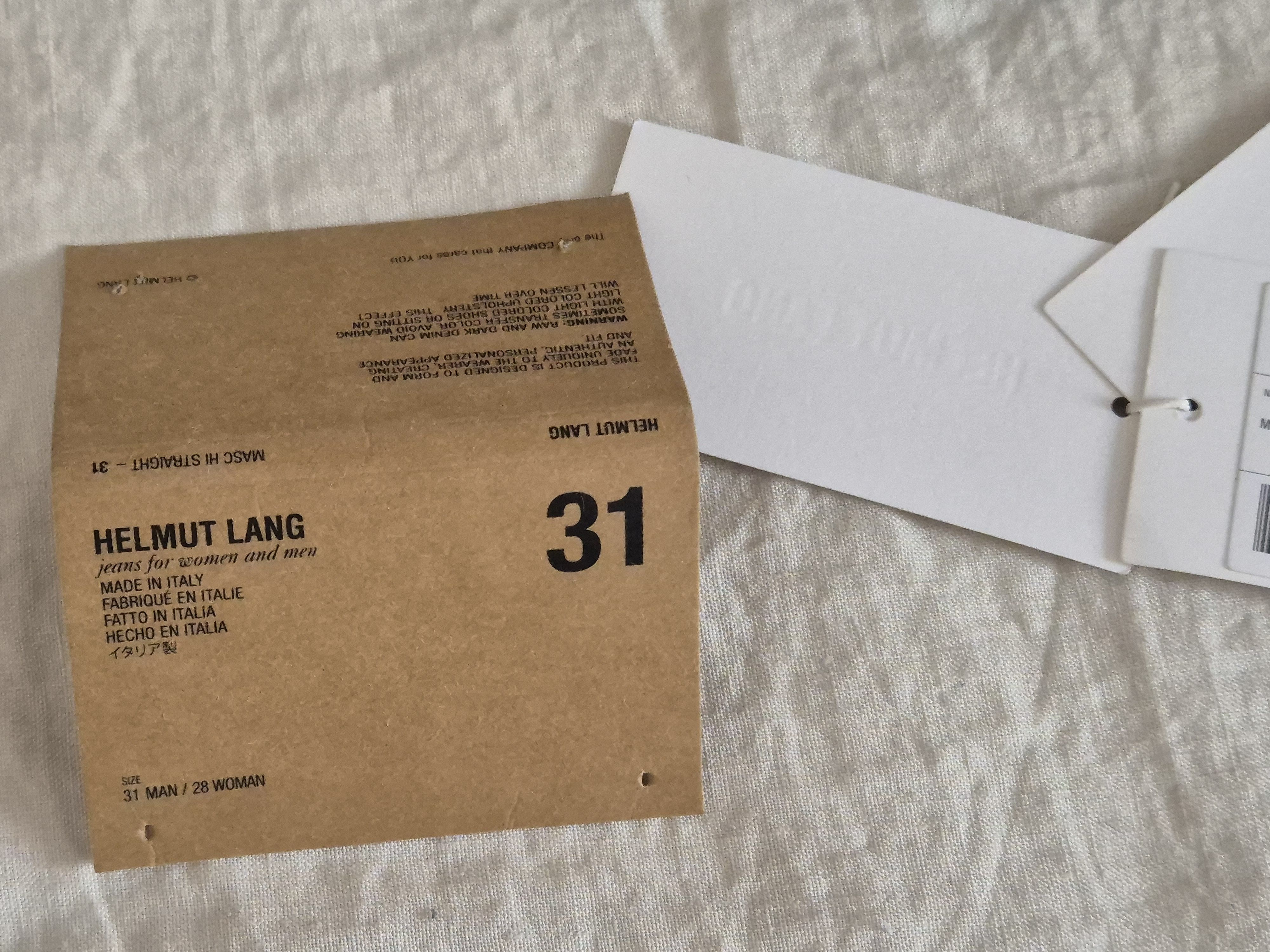 Helmut Lang Raw denim high-waisted Size US 31 - 9 Thumbnail