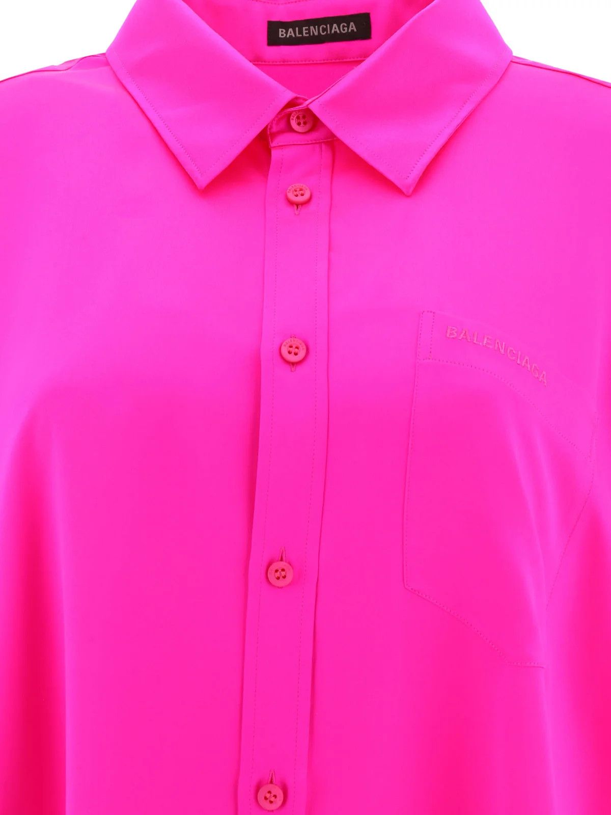 Balenciaga o1bcso1str0525 Fluid Blouse in Pink Size L / US 10 / IT 46 - 4 Thumbnail