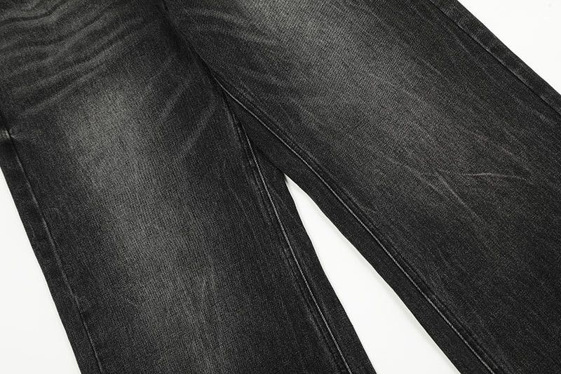 Vintage High street washed straight leg retro cleanfit flared jeans Size US 32 / EU 48 - 5 Thumbnail