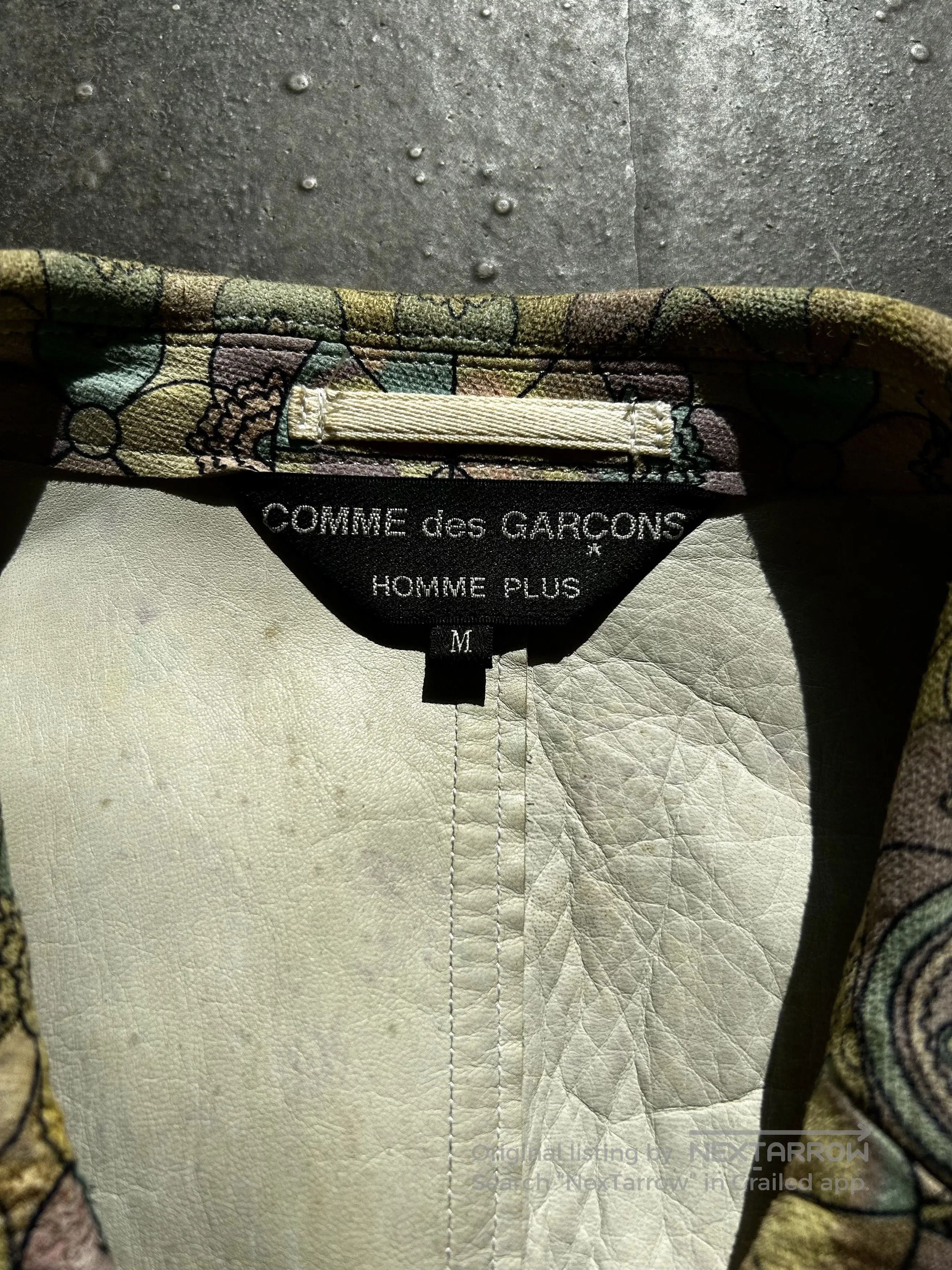 Comme des Garcons COMME des GARÇONS 01AW Runway Psychedelic Horse Leather Bla Size US M / EU 48-50 / 2 - 8 Thumbnail