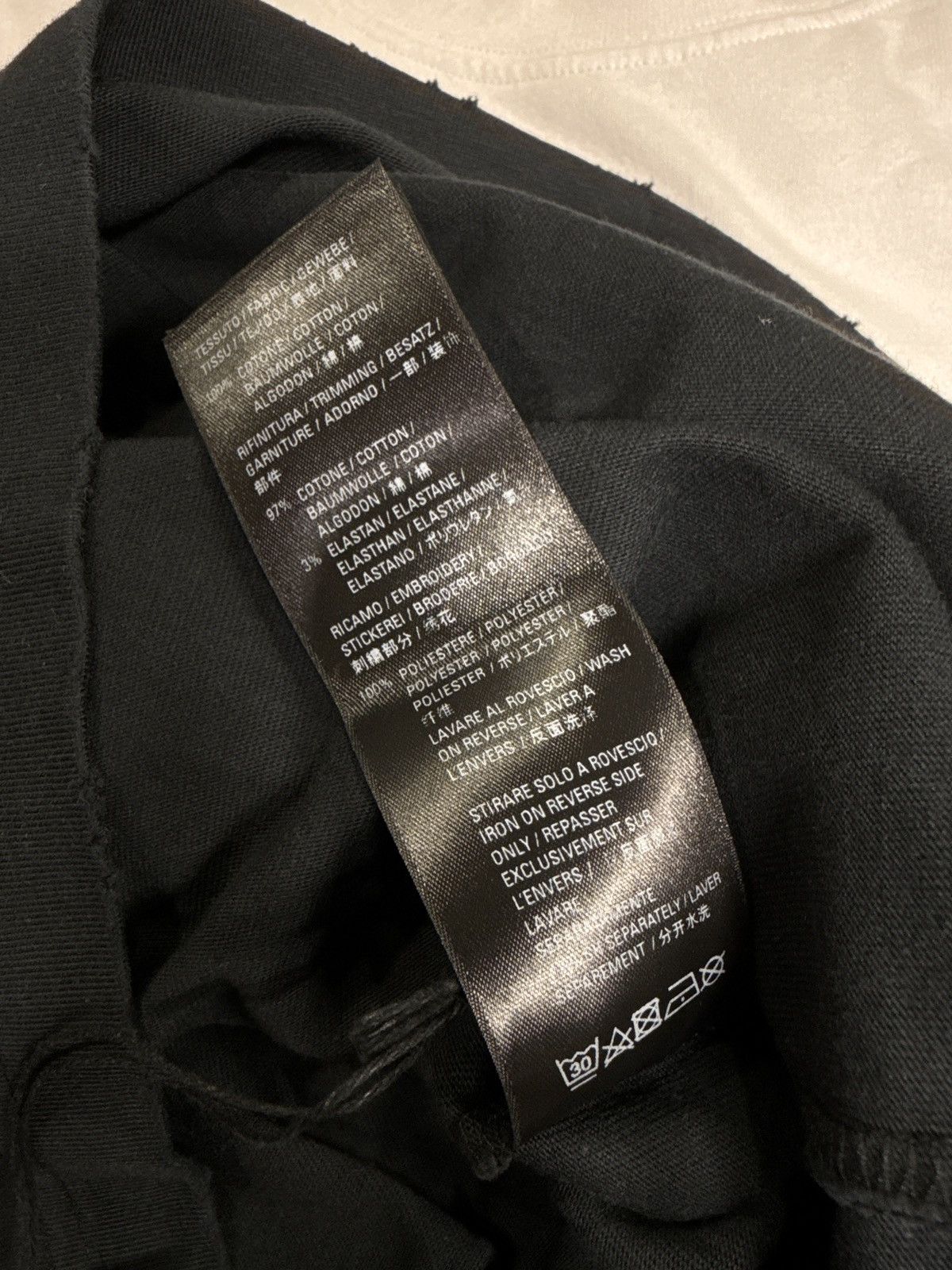 Balenciaga Destroyed Double B shirt