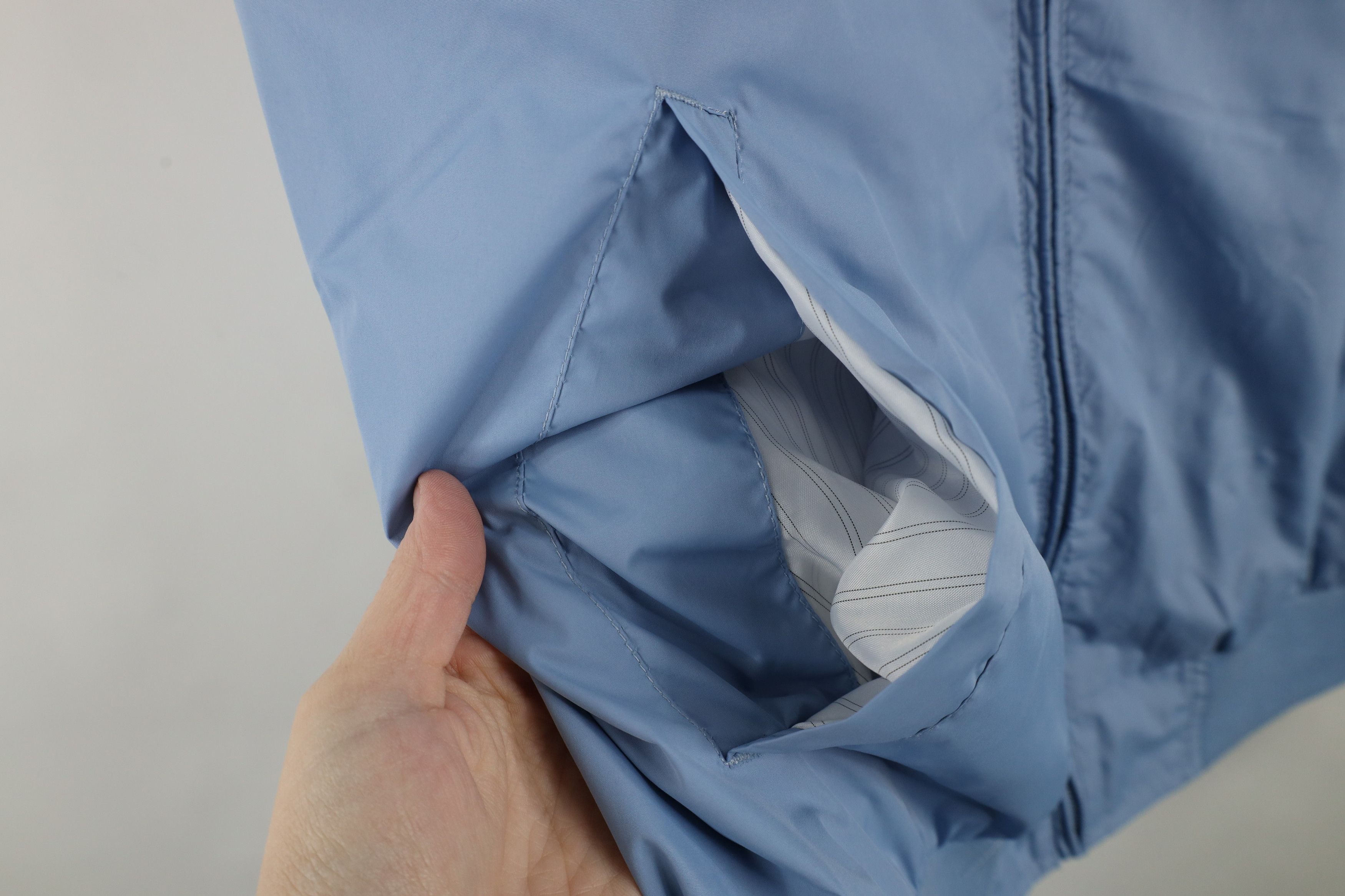 Vintage Vintage 90s Y2K Streetwear Windbreaker Bomber Jacket Blue Size US L / EU 52-54 / 3 - 7 Thumbnail