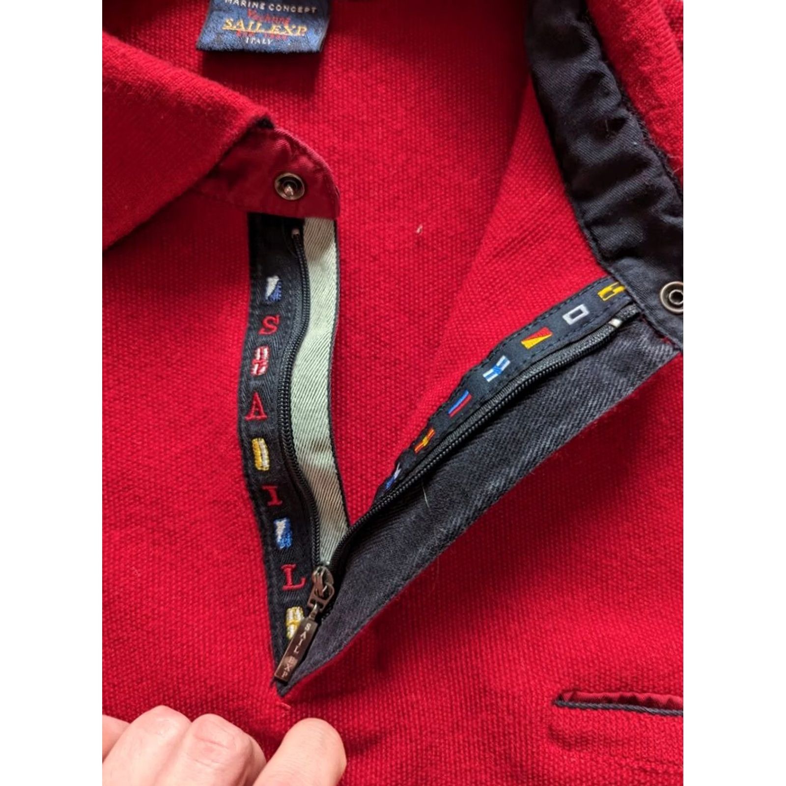 Vintage VINTAGE SAIL EXP YACHTING RED 1/4 ZIP SWEATER MENS XL MARINE CONCEPT Shirt Women? Size US XL / EU 56 / 4 - 4 Thumbnail