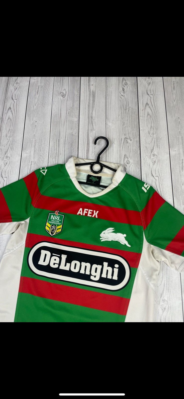 Rugby Ralph Lauren Vintage South Sydney Rugby jersey green striped rabbit S Size US S / EU 44-46 / 1 - 3 Thumbnail