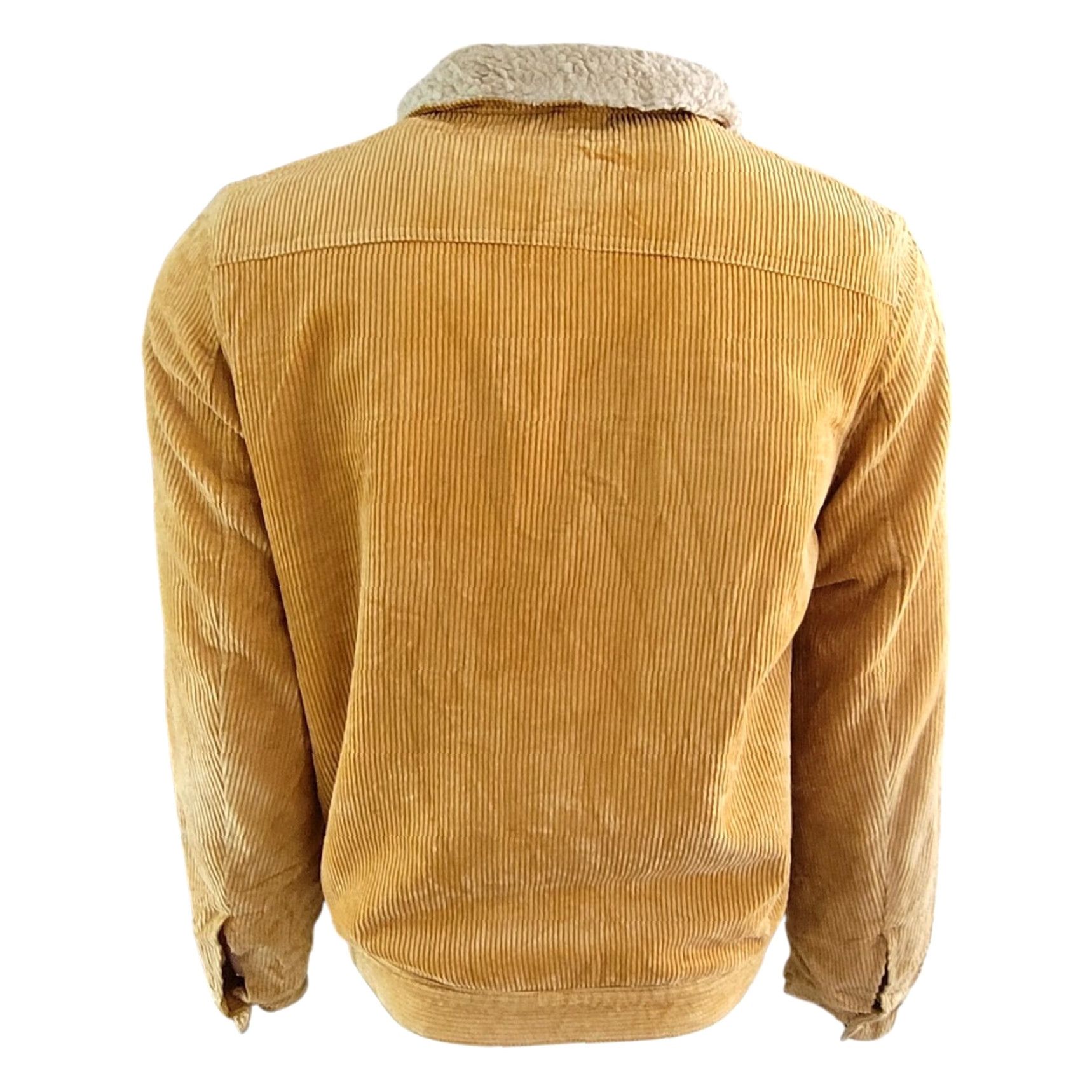 Wrangler Wrangler Sherpa-Lined Corduroy Jacket Mens M Camel Tan Jacket Size US M / EU 48-50 / 2 - 6 Thumbnail