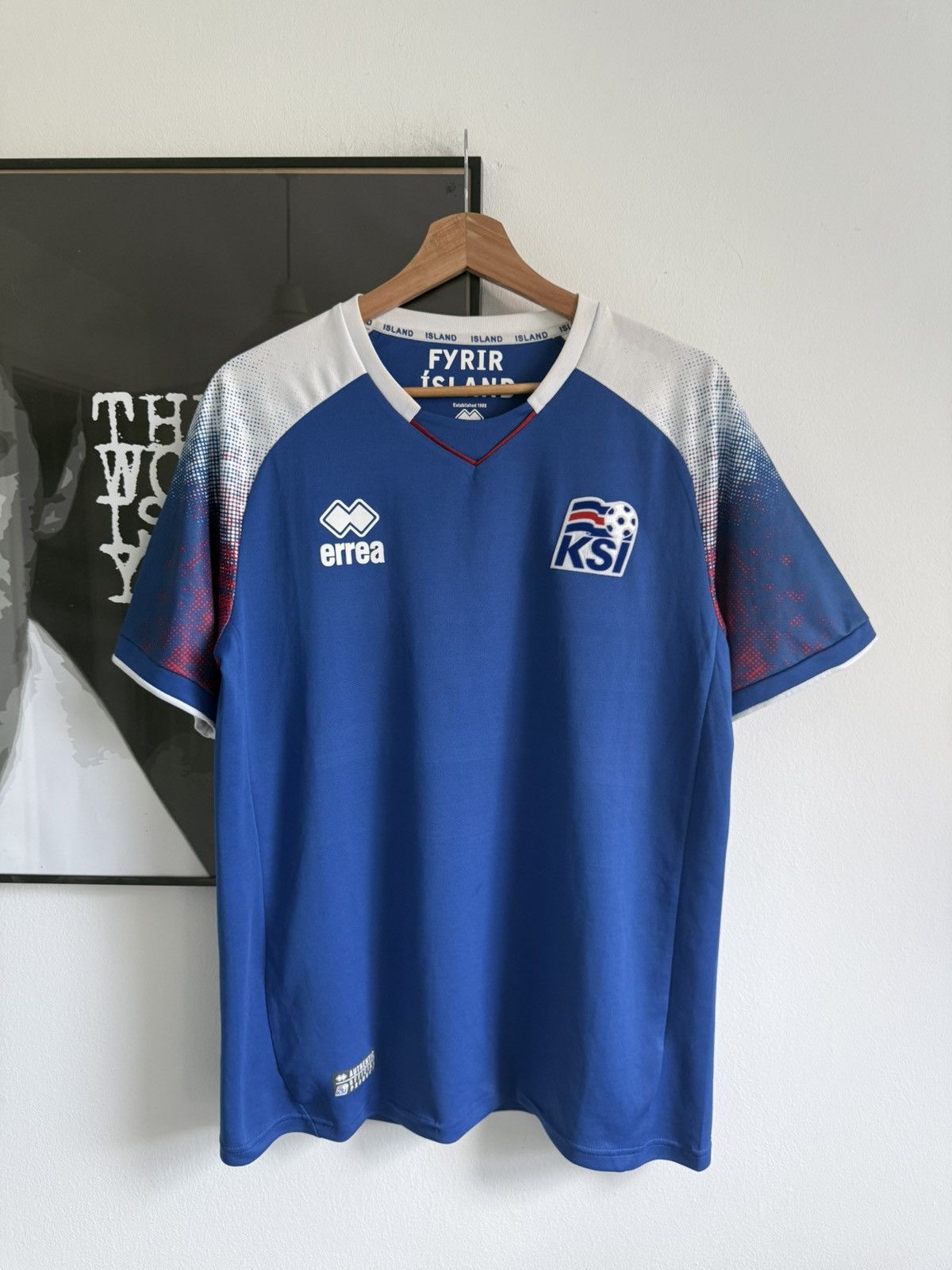 Errea Errea Iceland KSI Football Jersey Size US L / EU 52-54 / 3 - 1 Thumbnail