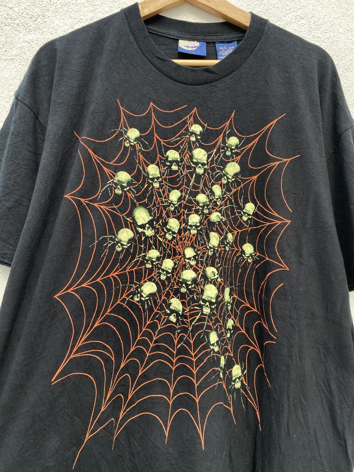Expert Horror Vintage Halloween Skull Spider Web Horror Size US XL / EU 56 / 4 - 3 Thumbnail