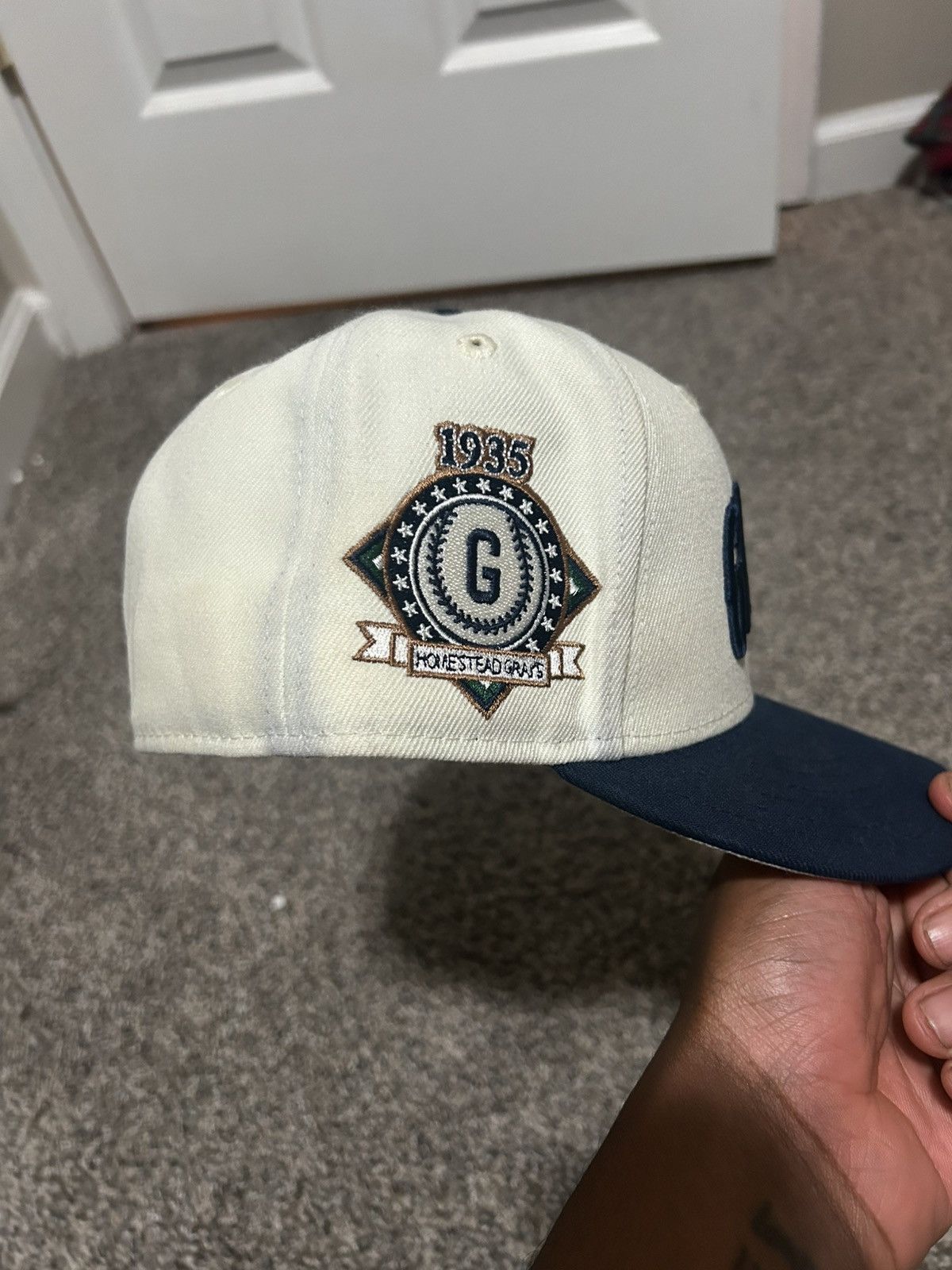 Authentic Negro Leagues × New Era Homestead Grays Negro League Hat Size ONE SIZE - 3 Thumbnail