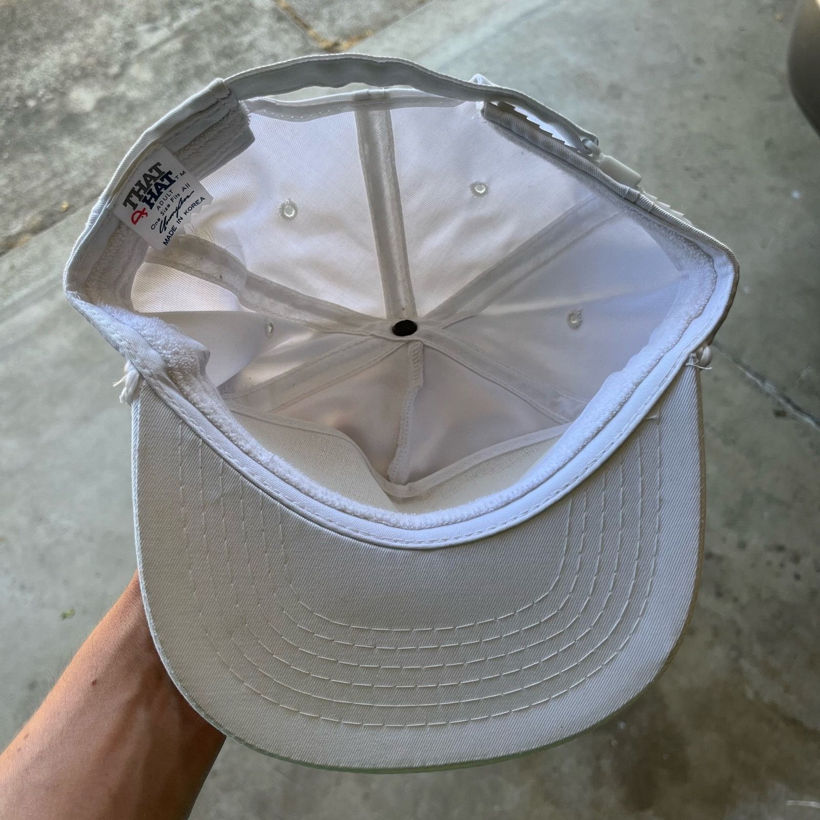 Vintage VINTAGE 80S FIREFIGHTER TRUCKER HAT WHITE Size ONE SIZE - 4 Thumbnail