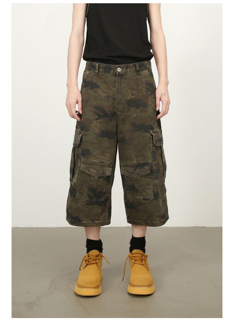 Japanese Brand × Vintage American retro camouflage multi-pocket cargo shorts Size US 32 / EU 48 - 1 Thumbnail