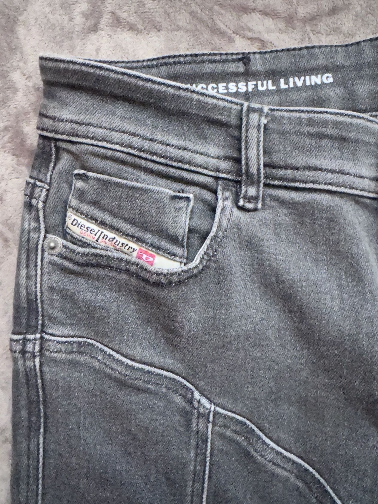 Diesel Diesel 1984 Slandy High-Waist Skinny Jeans in Black Size 30" / US 8 / IT 44 - 3 Thumbnail
