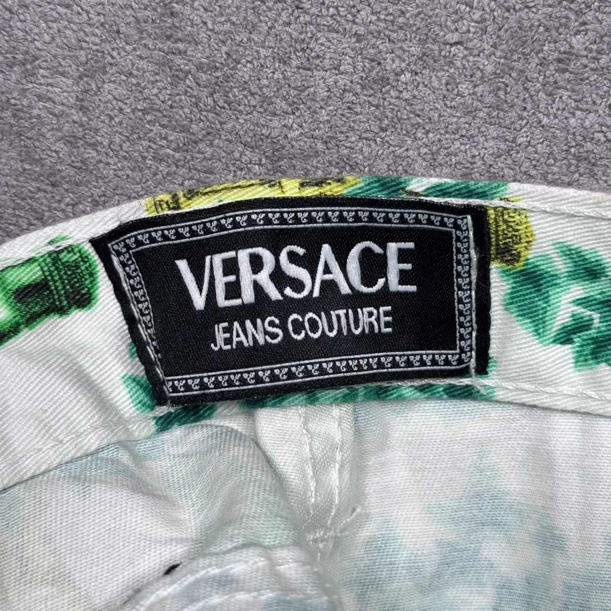 Versace × Versace Jeans Couture With Tag 1990s Versace Jeans Couture Perfume Bottle Print Size 28" / US 6 / IT 42 - 14 Thumbnail