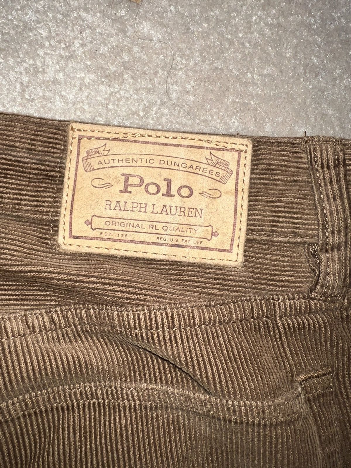 Polo Ralph Lauren Corduroy 5-Pocket Jean Pants Size US 28 / EU 44 - 7 Thumbnail