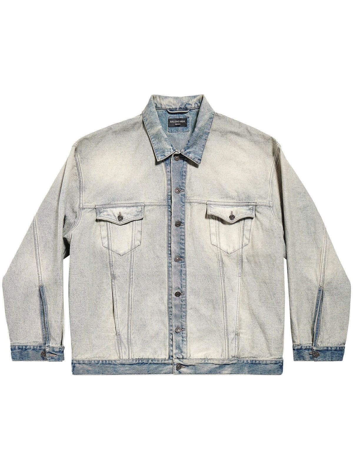 Balenciaga Oversized Washed Denim Jacket