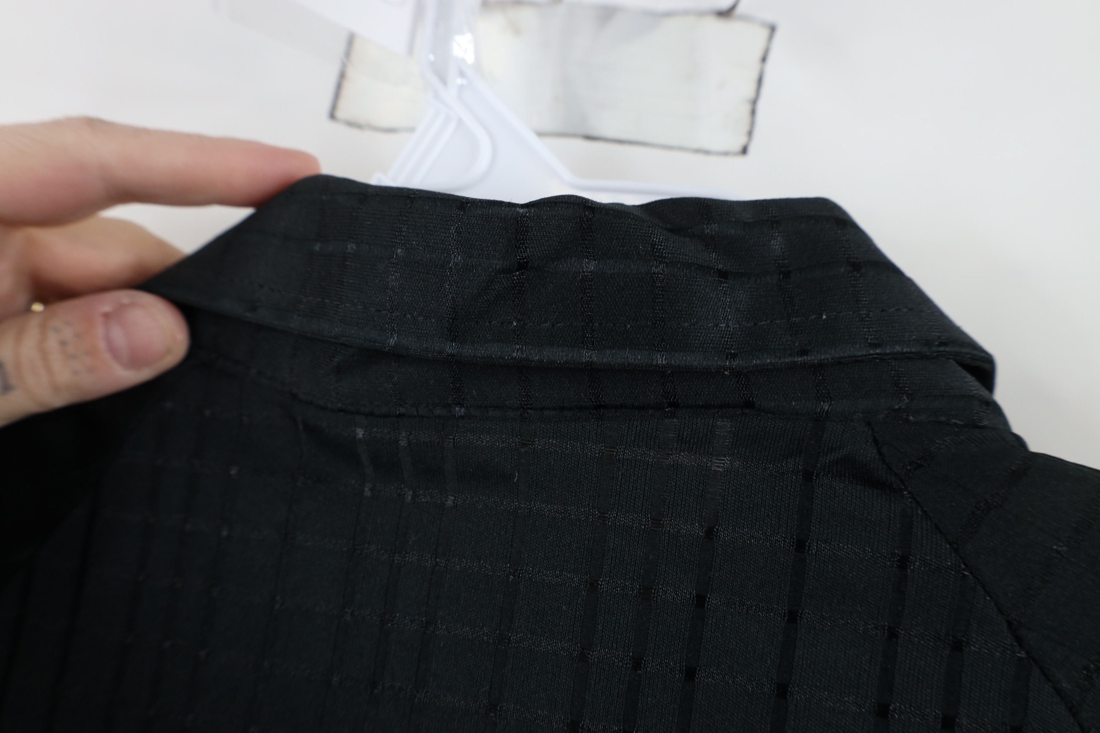 Vintage Vintage 70s Streetwear Checkered Polo Shirt Black USA Size US M / EU 48-50 / 2 - 11 Thumbnail