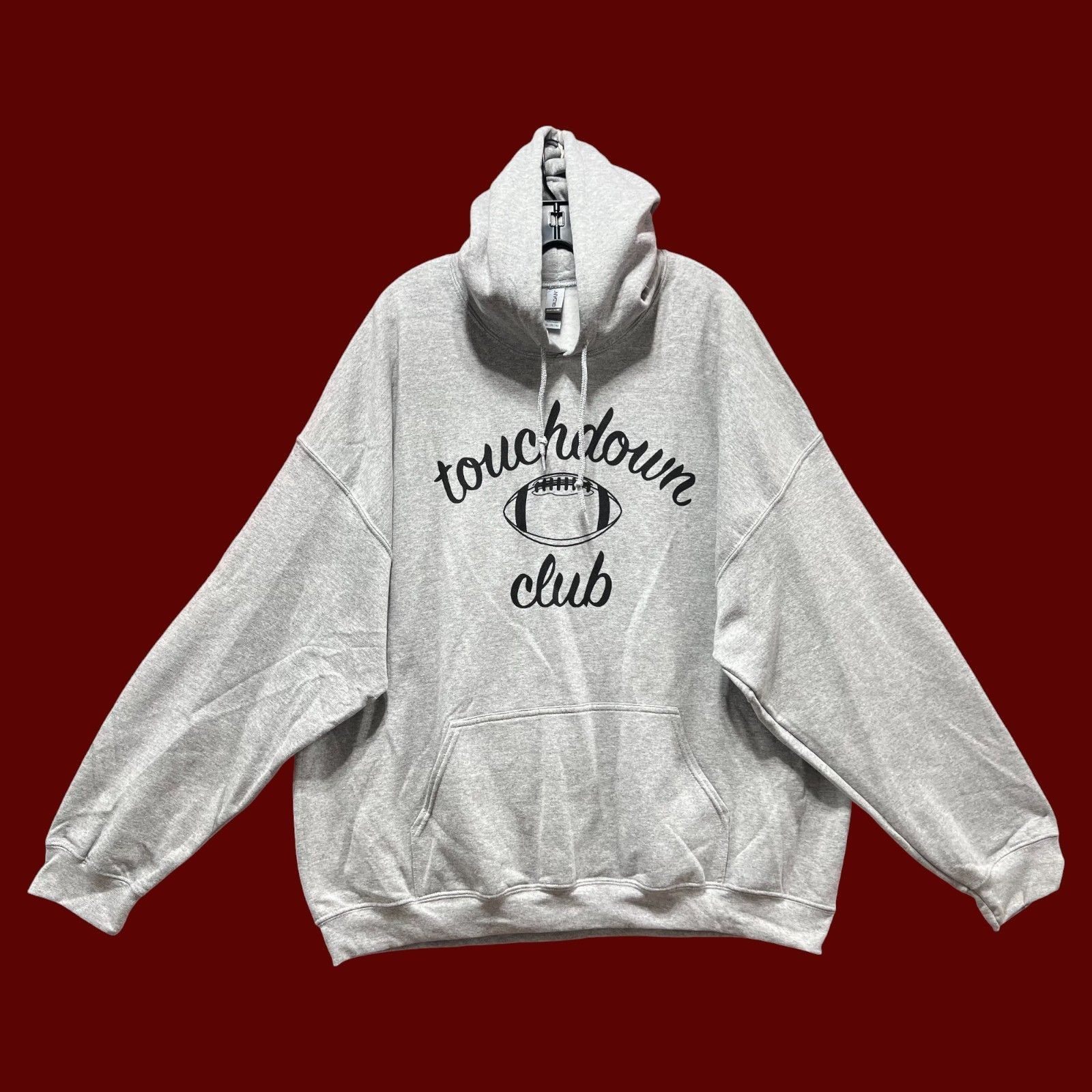 Gildan Gildan - Men's Long Sleeve Hooded Sweatshirt - Grey - 3XL Size ONE SIZE - 1 Thumbnail