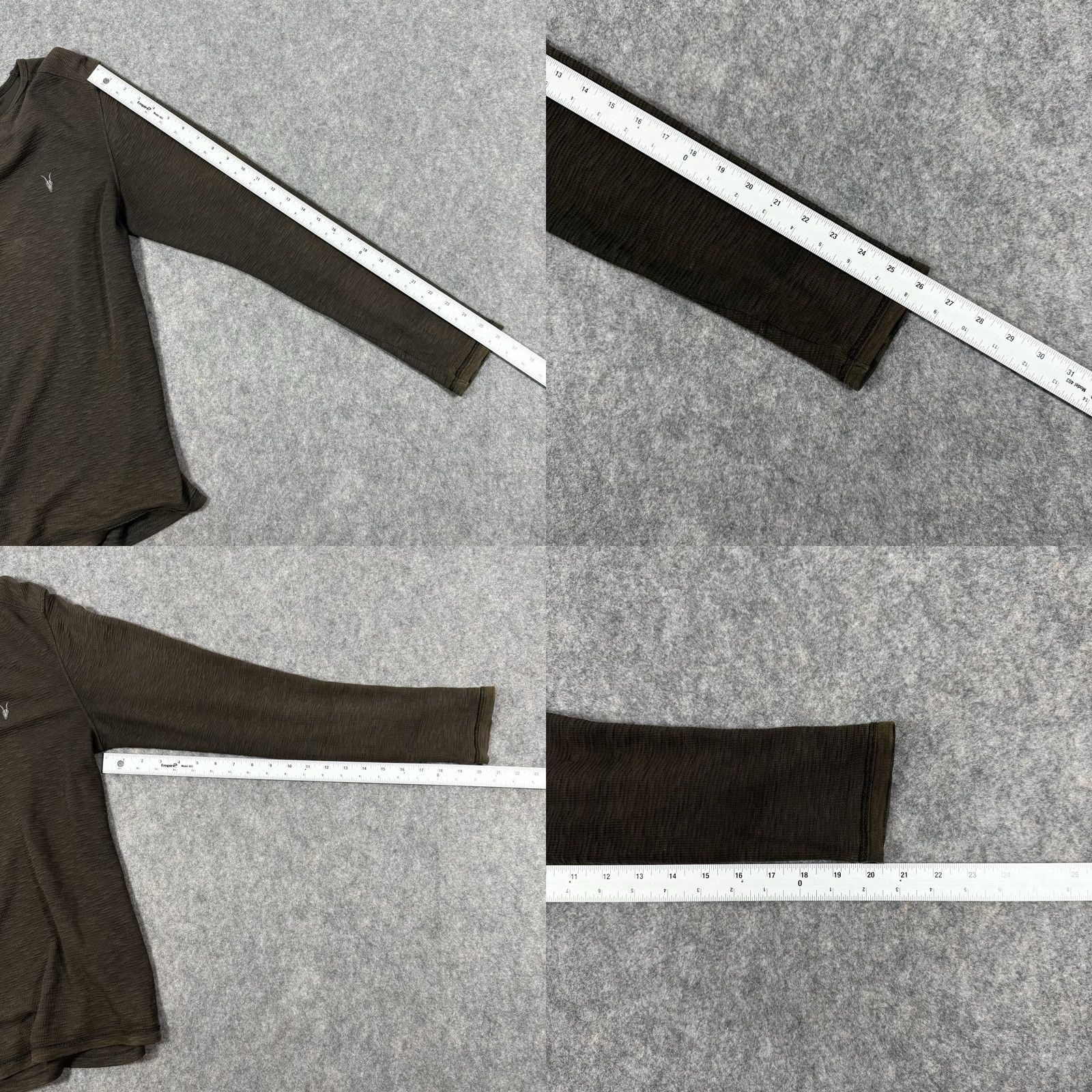 Allsaints AllSaints Sweatshirt Crew Neck Long Sleeve Textured XS Green Mens XS Green Long Sleeve Crew Neck Textured Sweatshirt AllSaints Men XS Green Size US XS / EU 42 / 0 - 10 Thumbnail