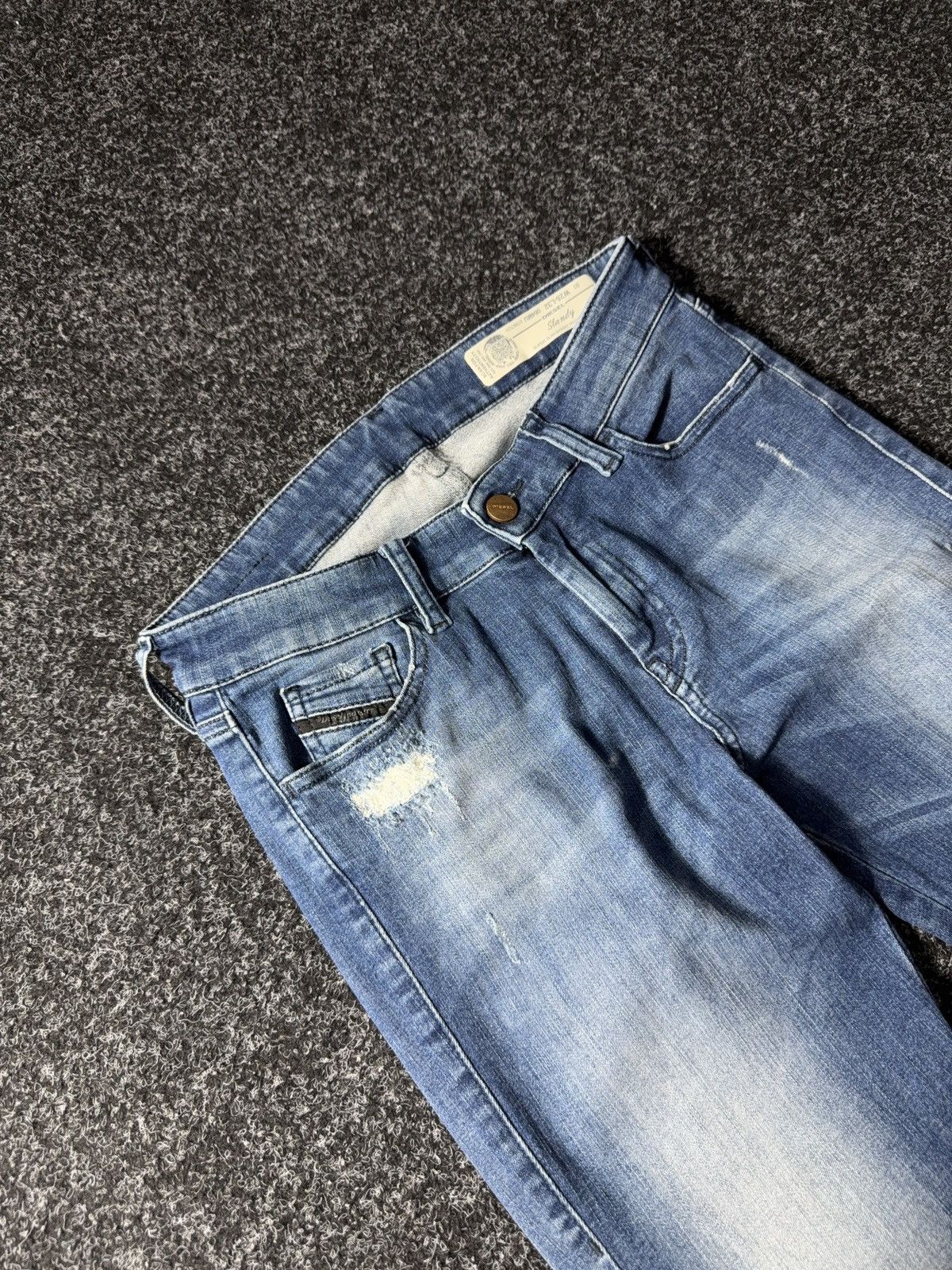 Diesel × If Six Was Nine × Vintage Vintage 90s Y2K Diesel Industry Jeans skinny pants Size 28" / US 6 / IT 42 - 6 Thumbnail