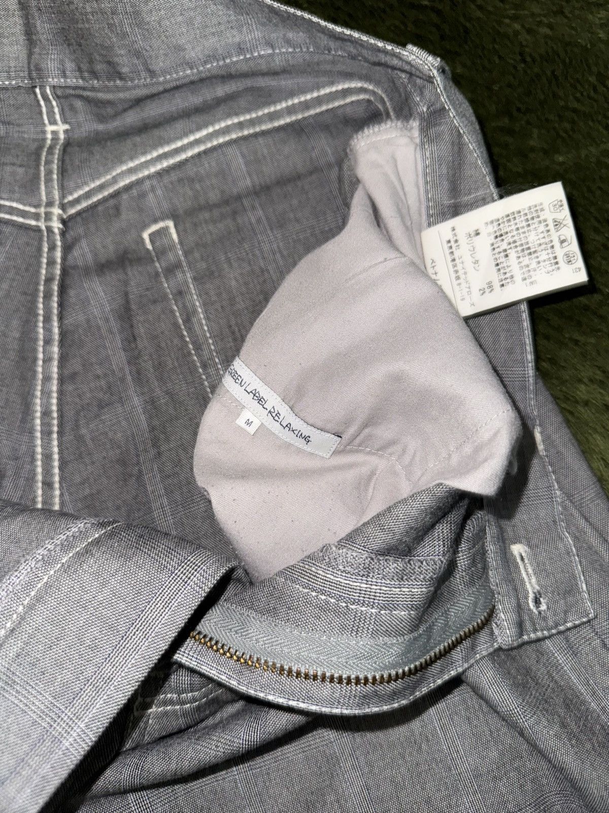 United Arrows [M] United Arrows Green label Relaxing check chino pants Size US 30 / EU 46 - 4 Thumbnail