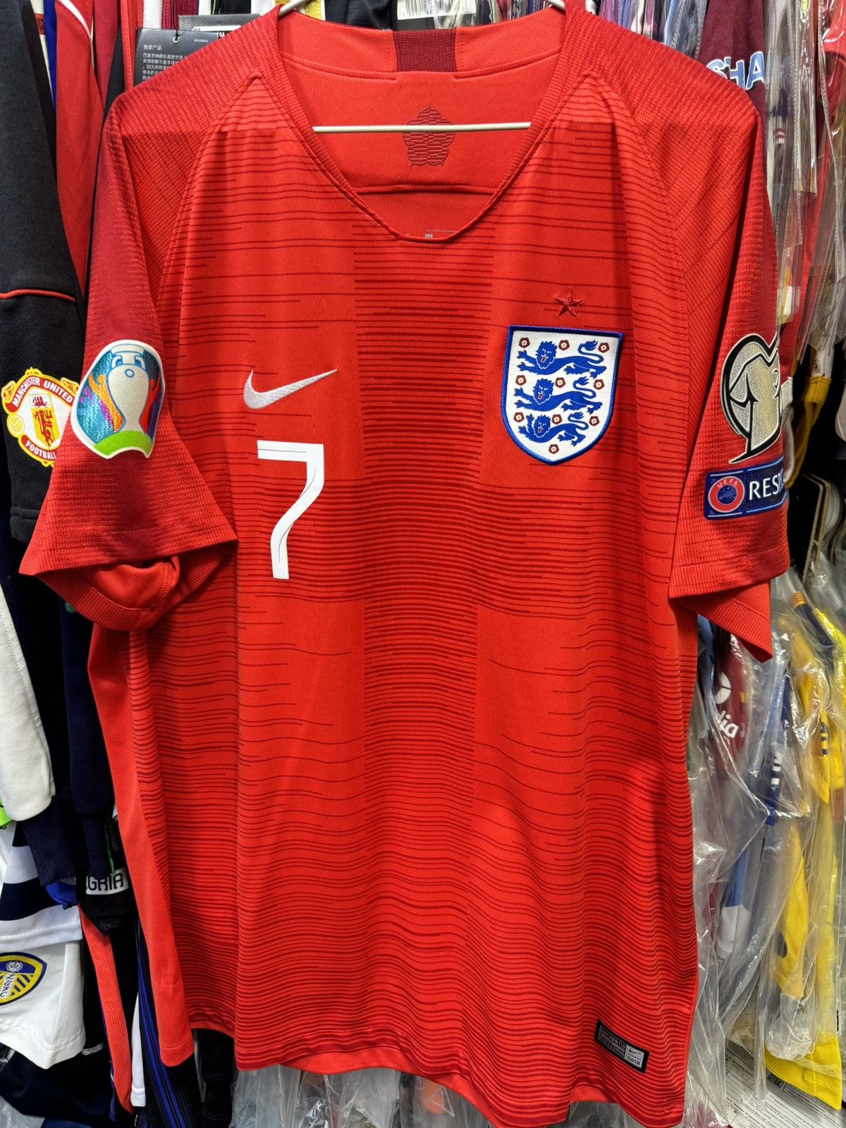 Nike England 20/21 away shirt #7 Beckham Size US XL / EU 56 / 4 - 1 Thumbnail