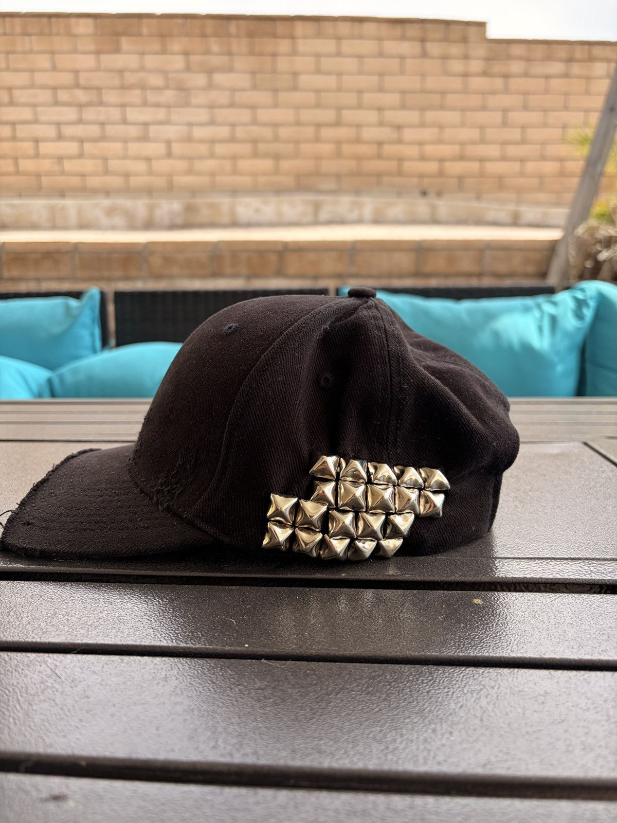 Pearled Ivory Customized Pearled Ivory Uniform Cap Size ONE SIZE - 2 Thumbnail