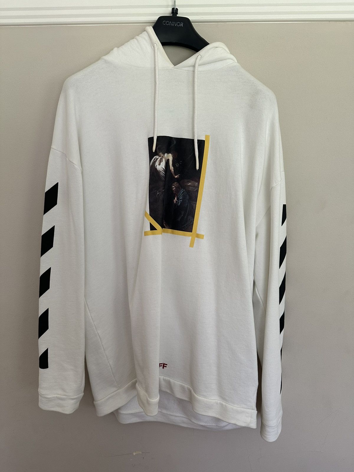 image of Off White Caravaggio Hoodie, Men's (Size Small)